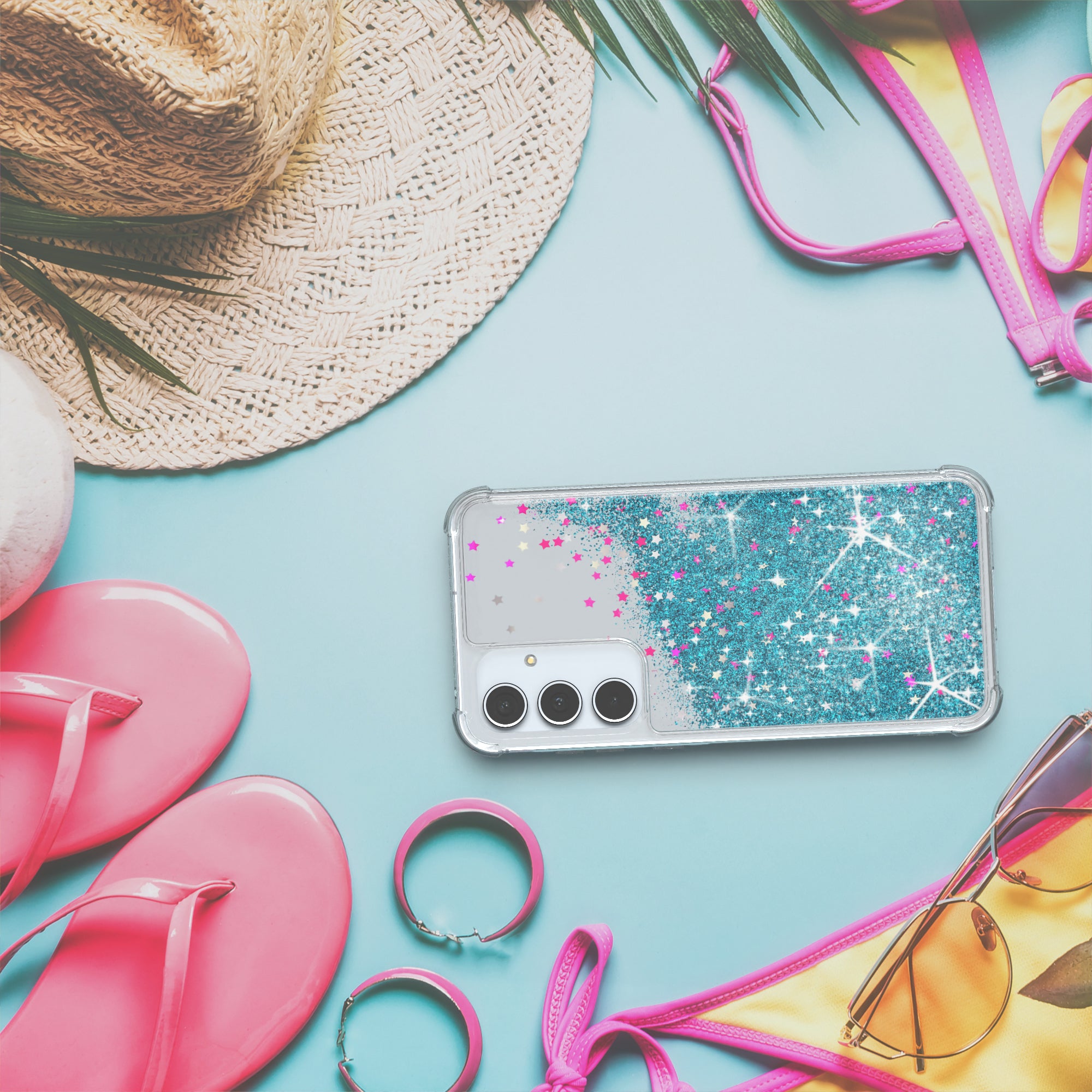 Galaxy A55 Glitzerhülle