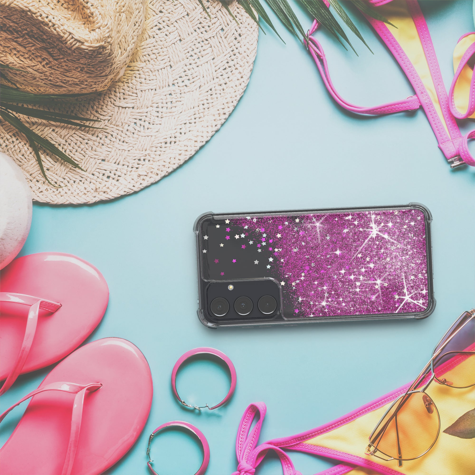 Galaxy A55 Glitzerhülle