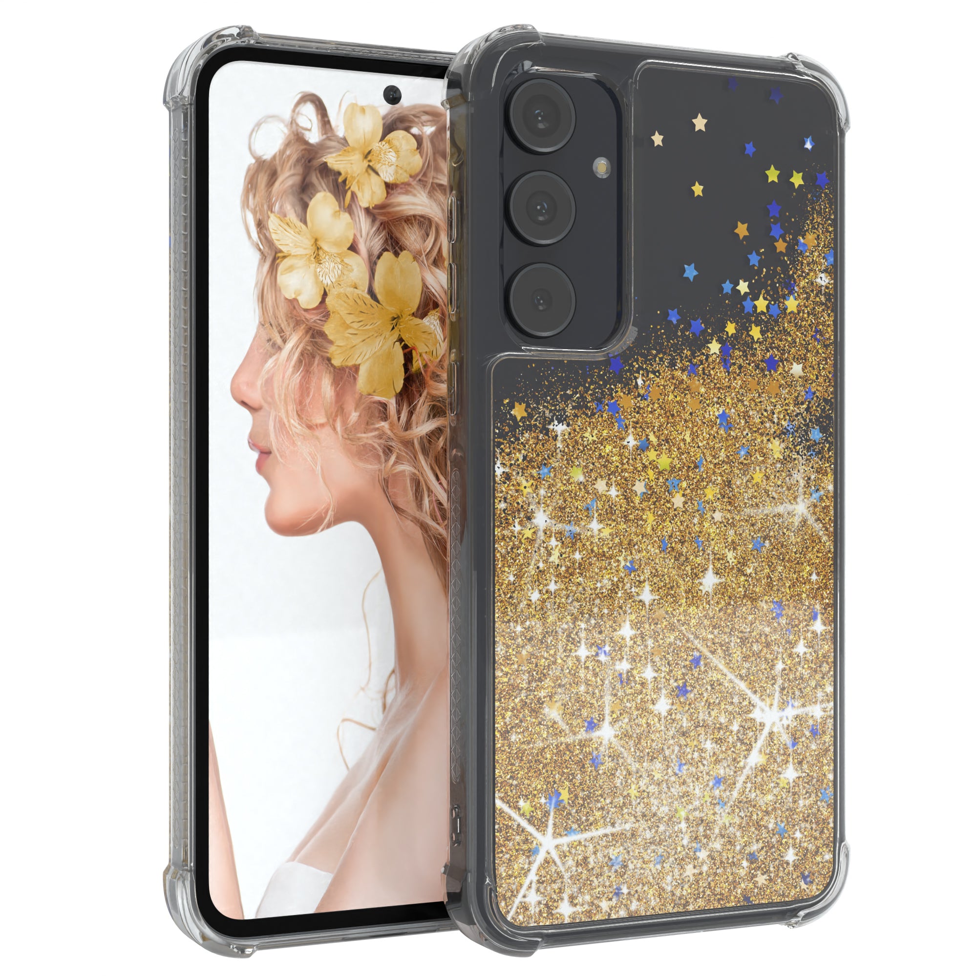 Galaxy A55 Glitzerhülle