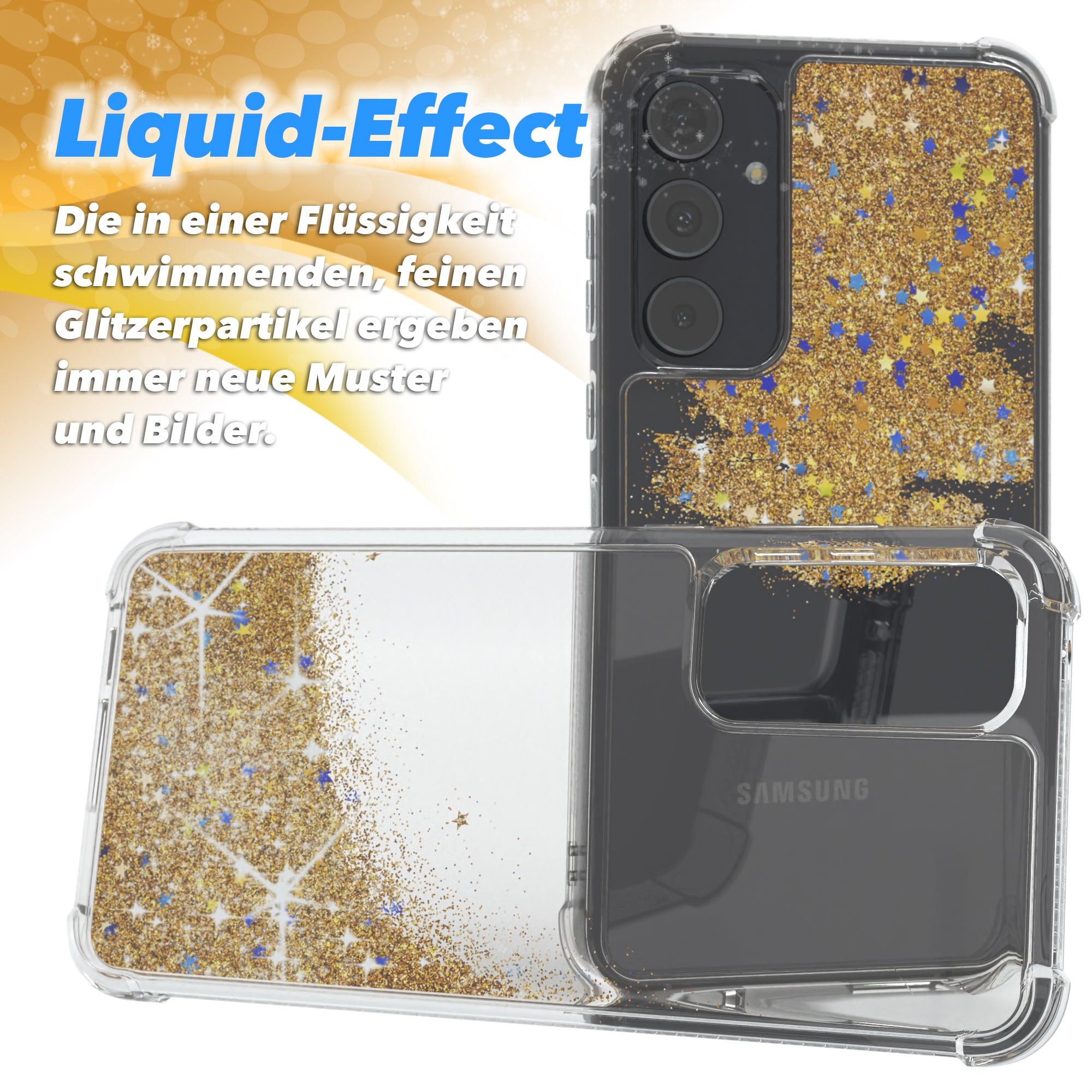 Galaxy A55 Glitzerhülle