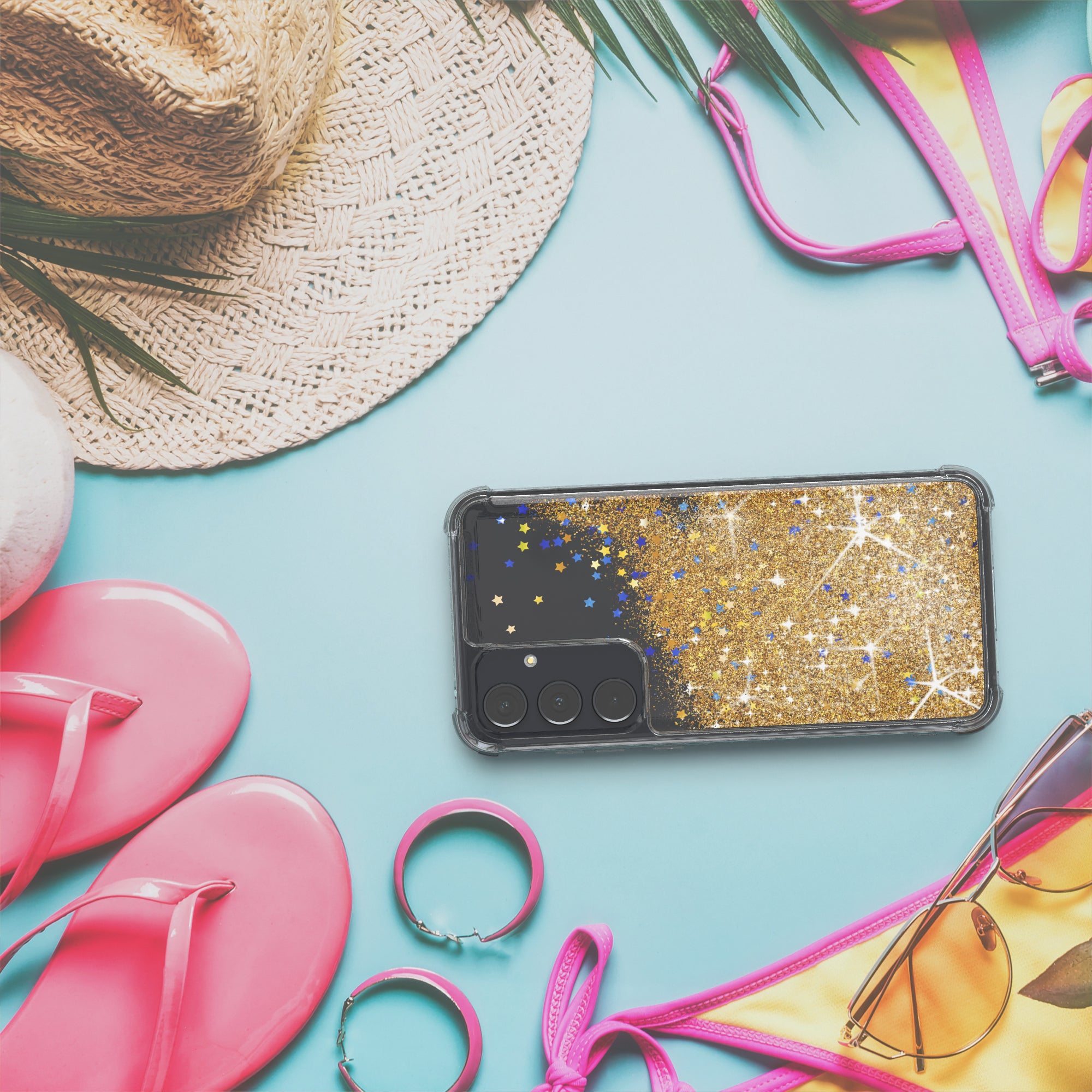 Galaxy A55 Glitzerhülle