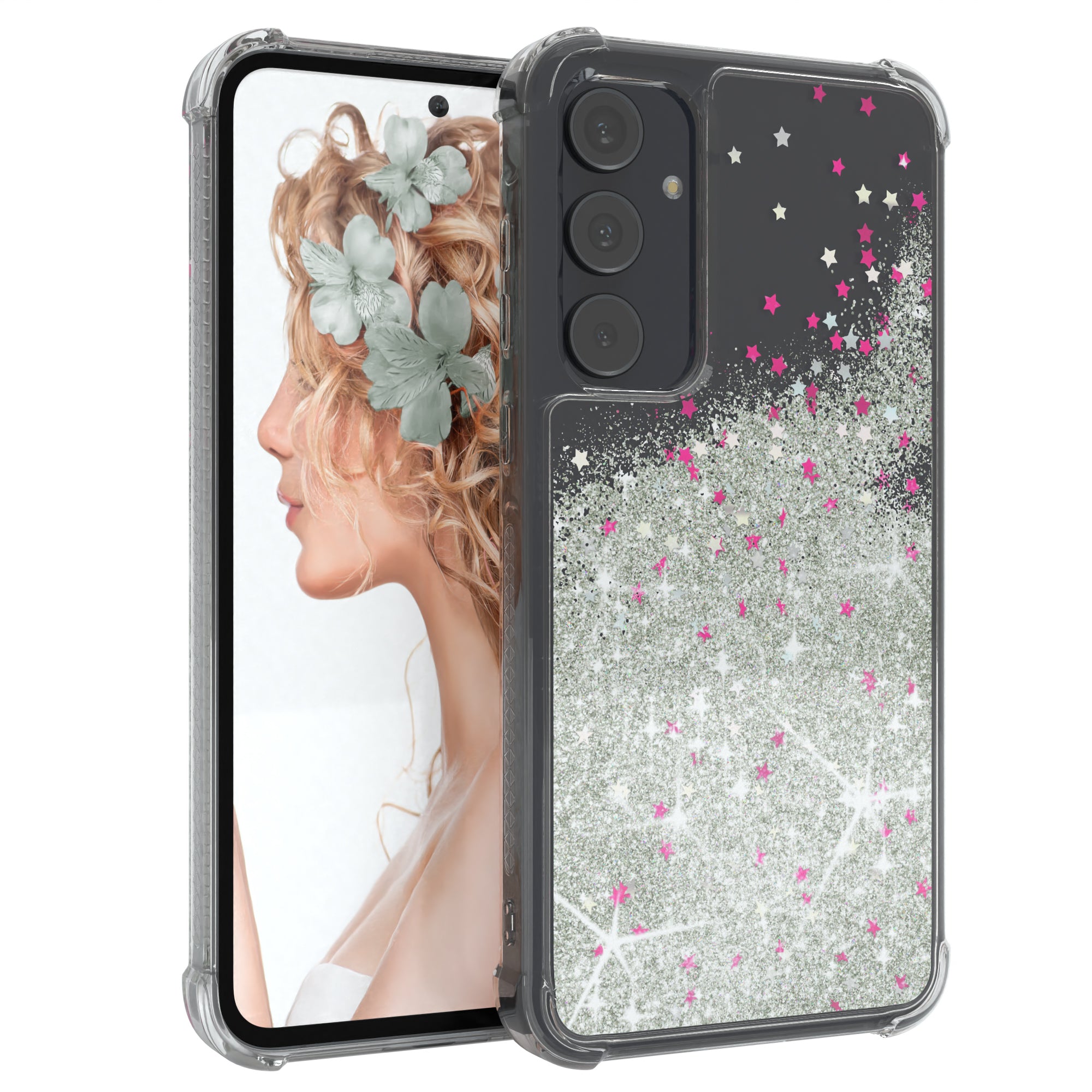 Galaxy A55 Glitzerhülle