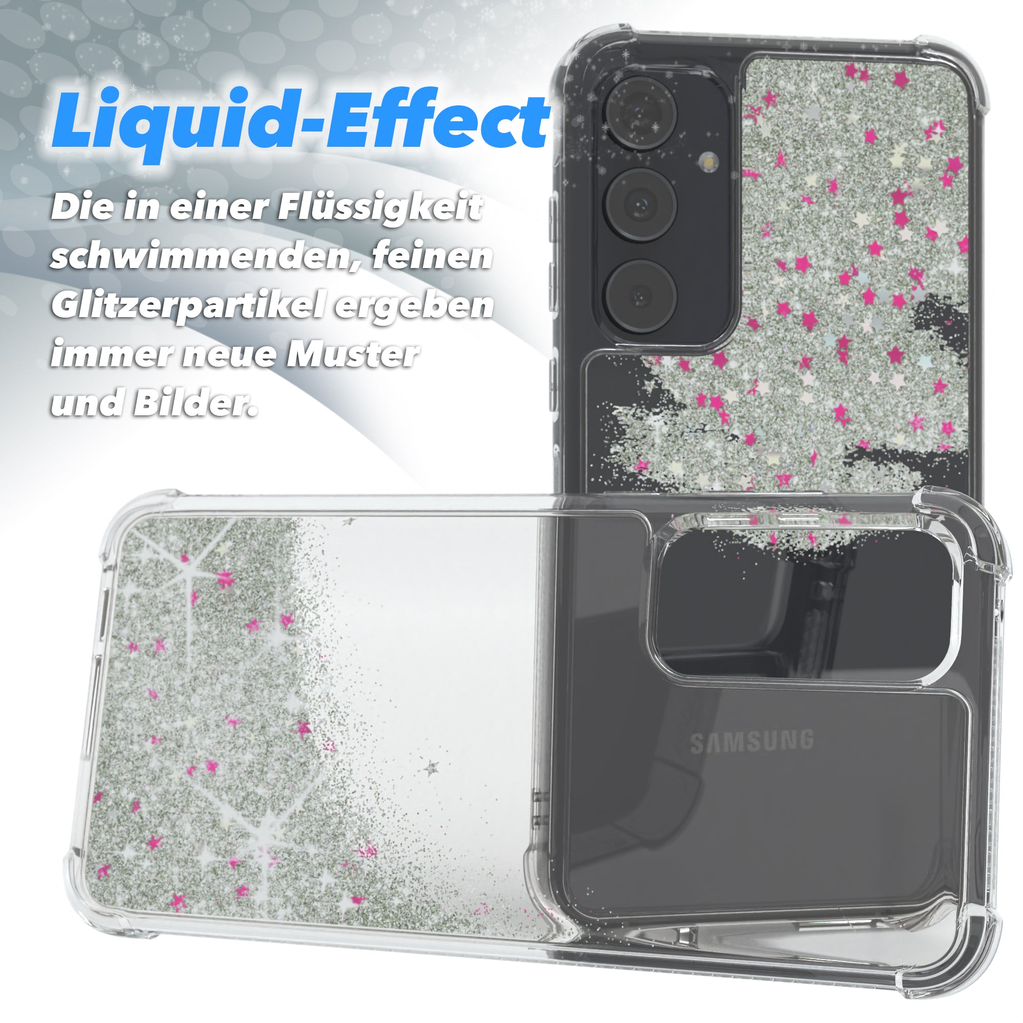 Galaxy A55 Glitzerhülle