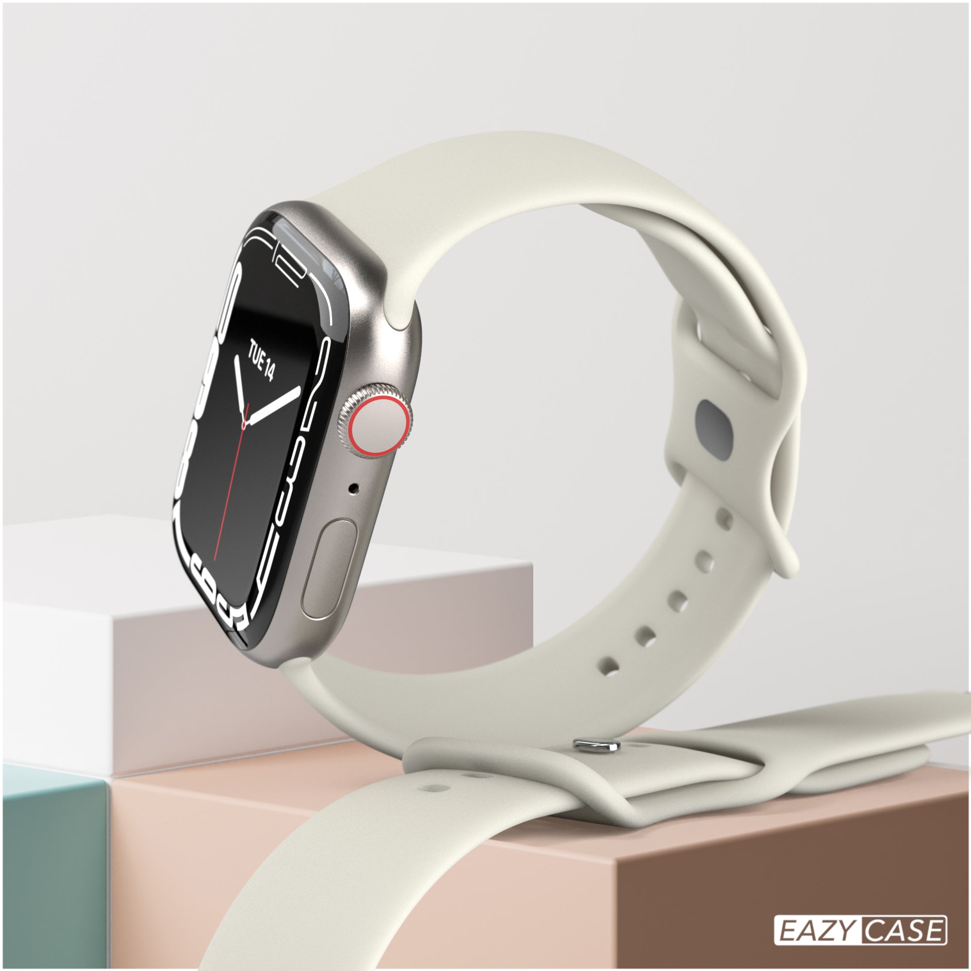 Apple Watch Silikon Armband mit Schnellverschluss von EAZY CASE