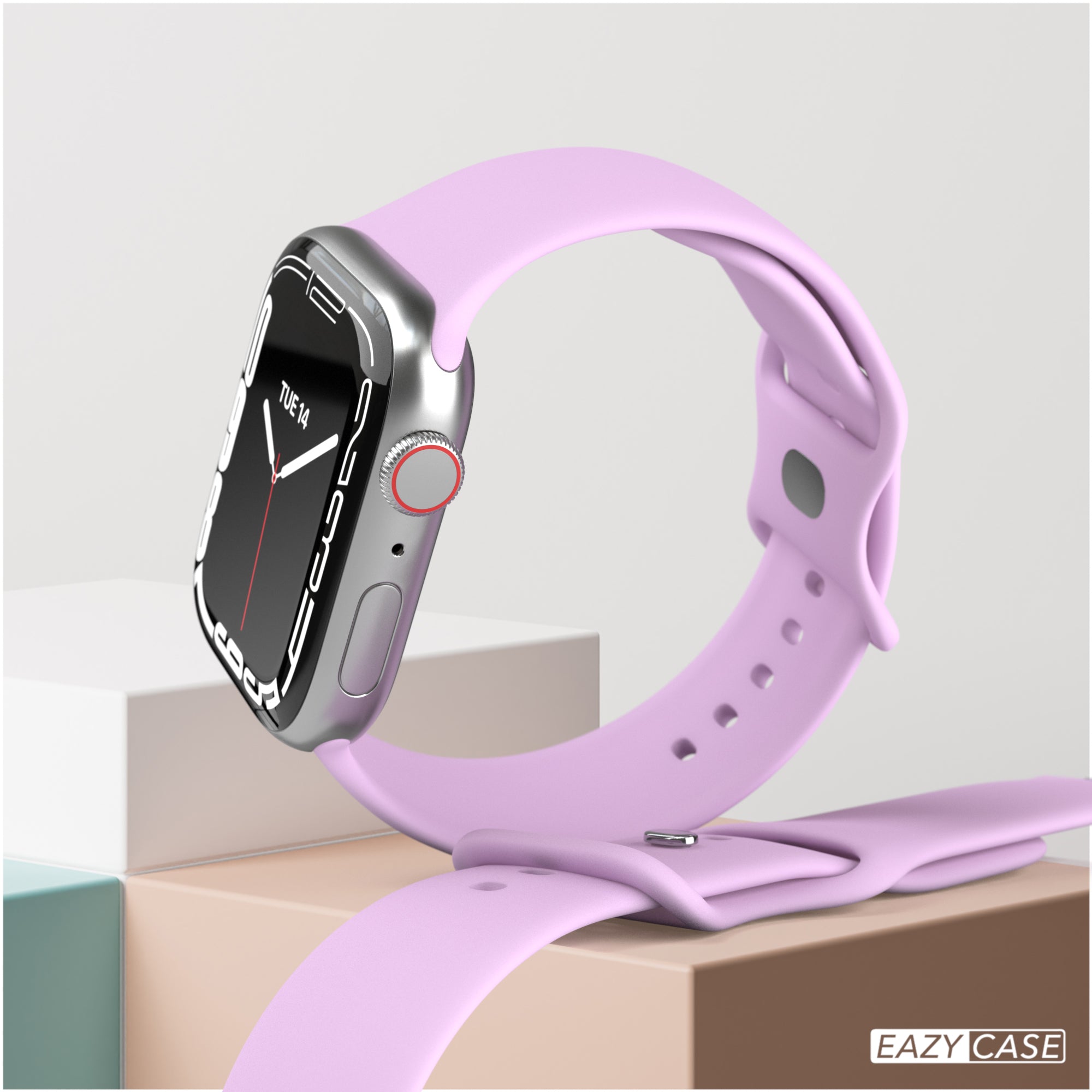Apple Watch Silikon Armband mit Schnellverschluss von EAZY CASE
