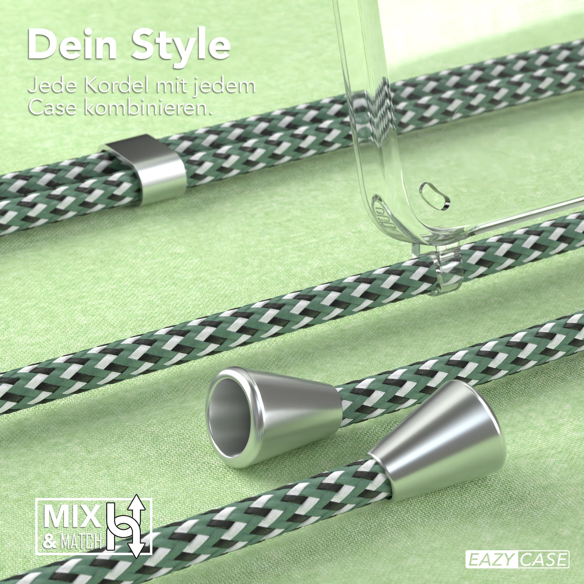 Galaxy S24 transparente Hülle + Kordel