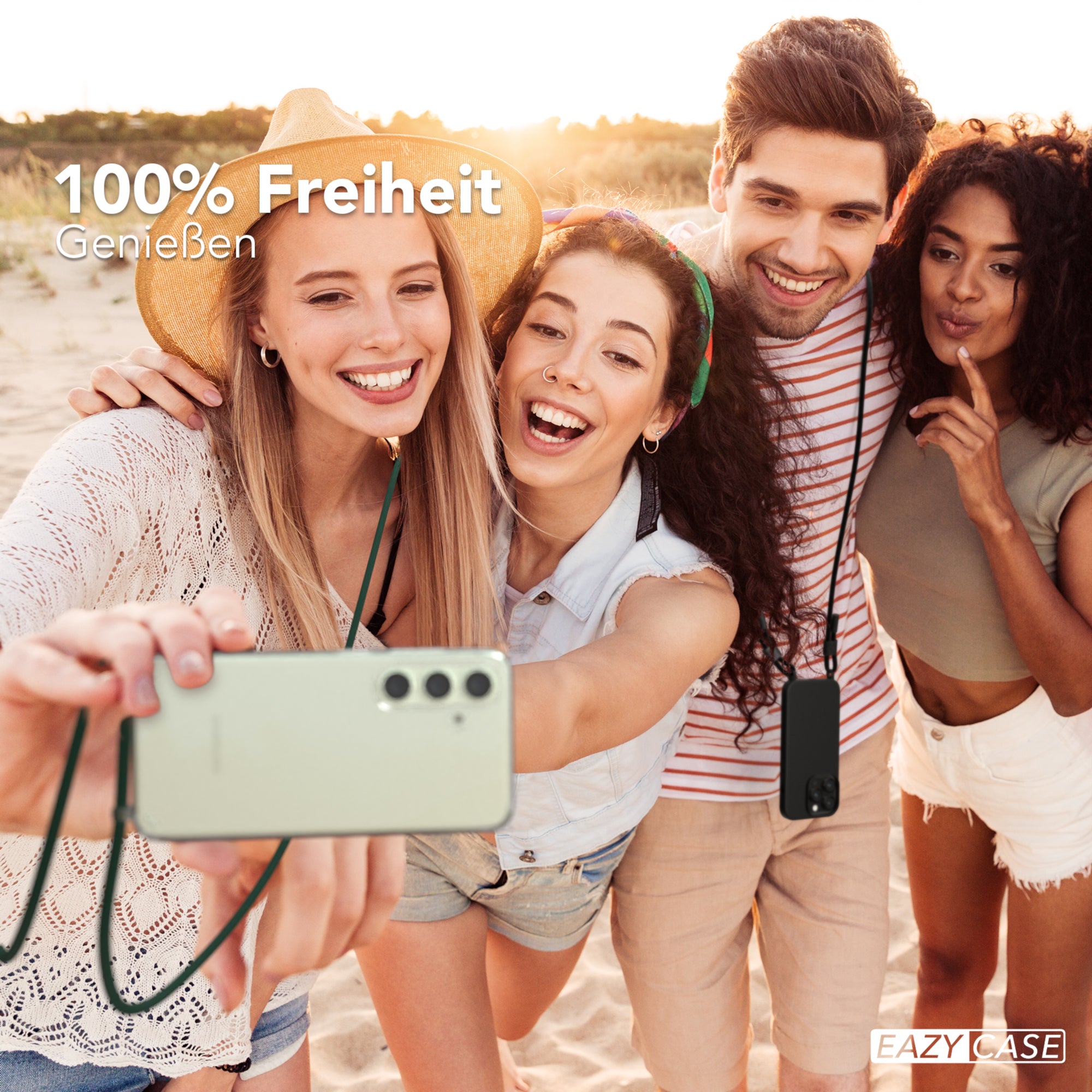 Galaxy S24 Hülle + Uni Kordel