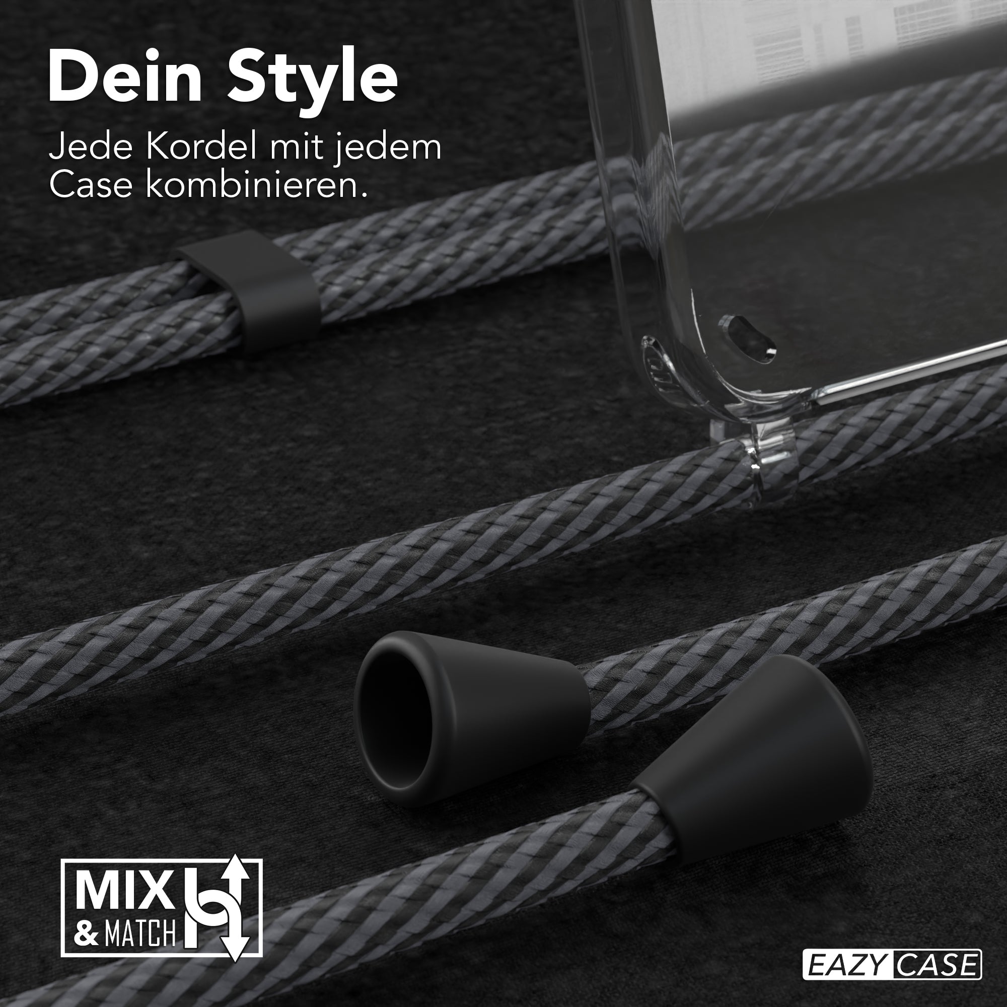 Galaxy S24 transparente Hülle + Kordel