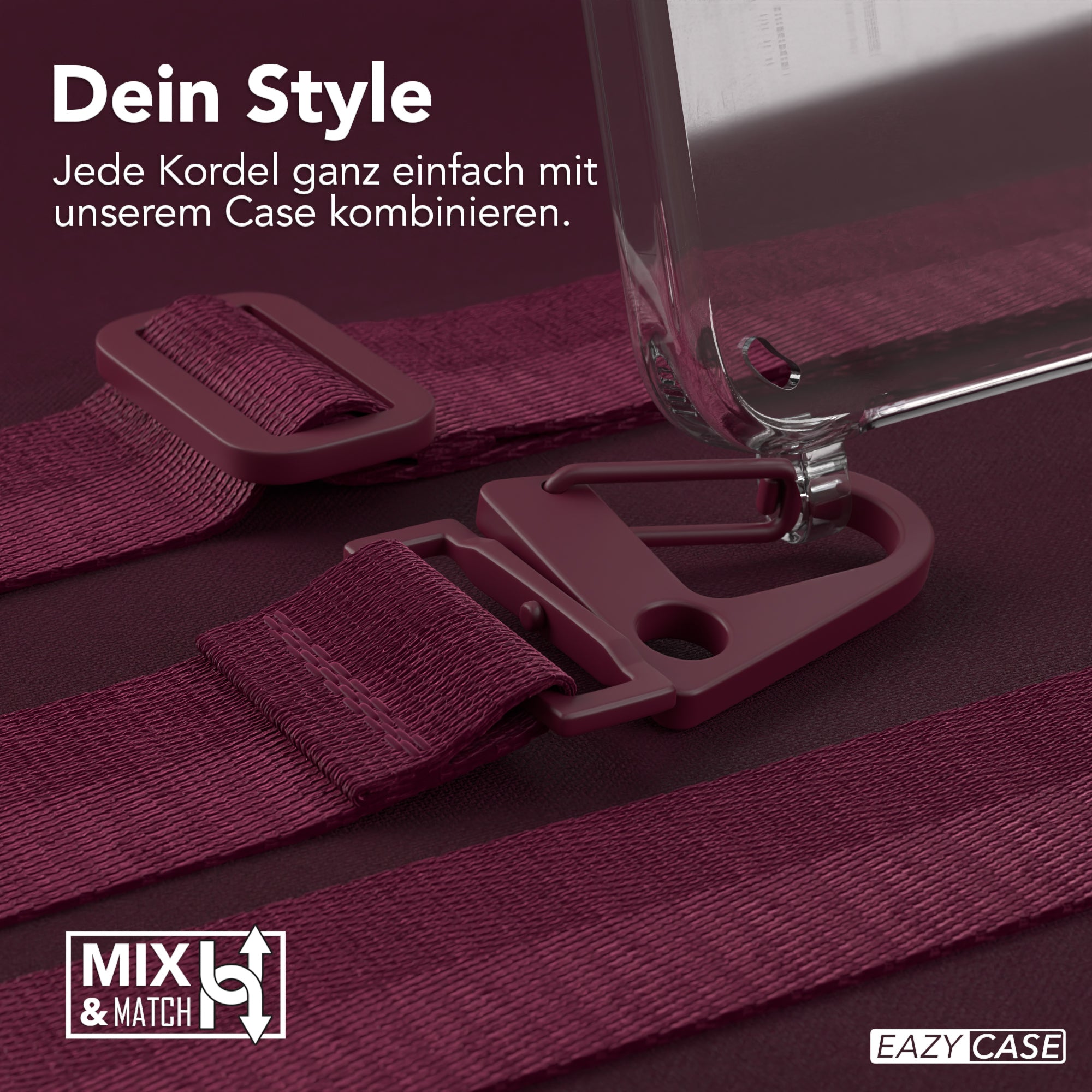 Galaxy S24 Plus Hülle + breites Band