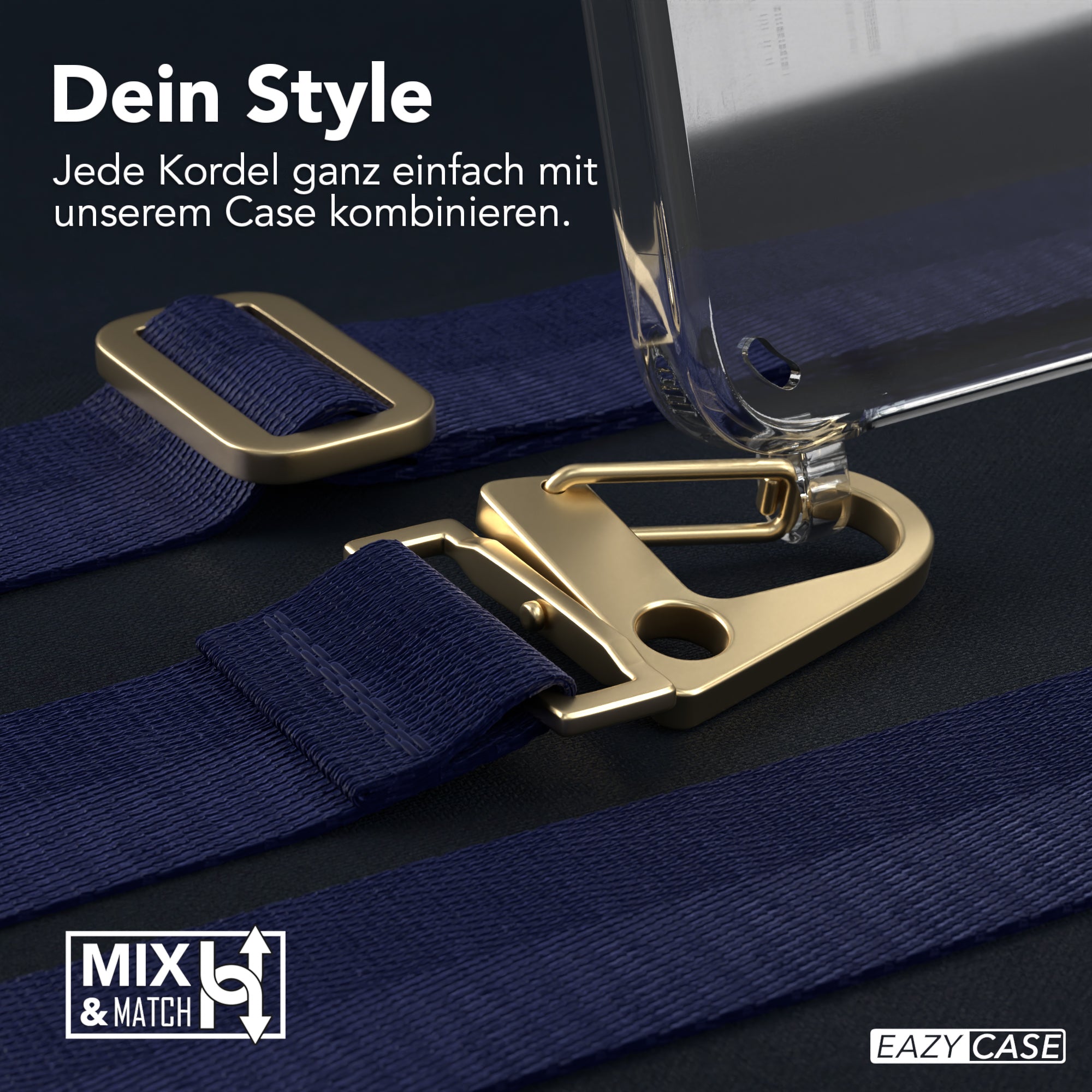 Galaxy S24 Plus Hülle + breites Band