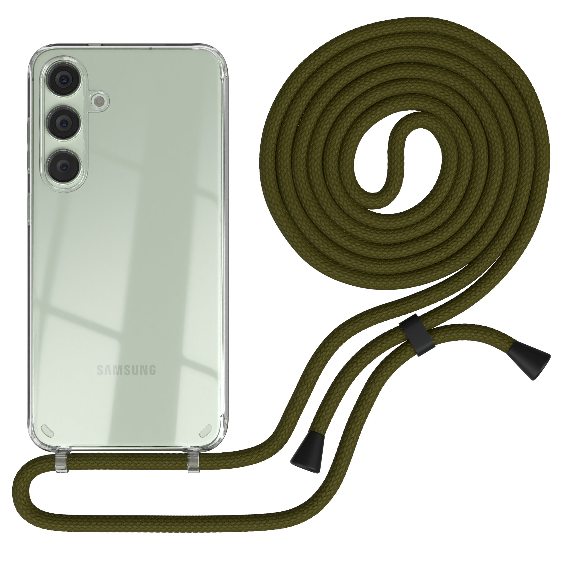 Galaxy S24 Plus transparente Hülle + Kordel