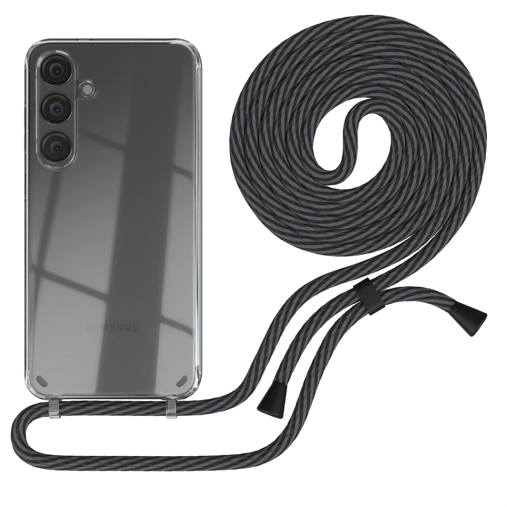 Galaxy S24 Plus transparente Hülle + Kordel