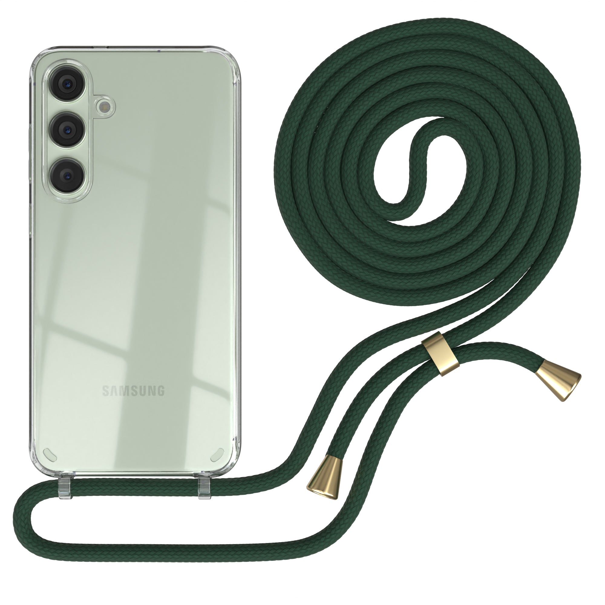 Galaxy S24 Plus transparente Hülle + Kordel