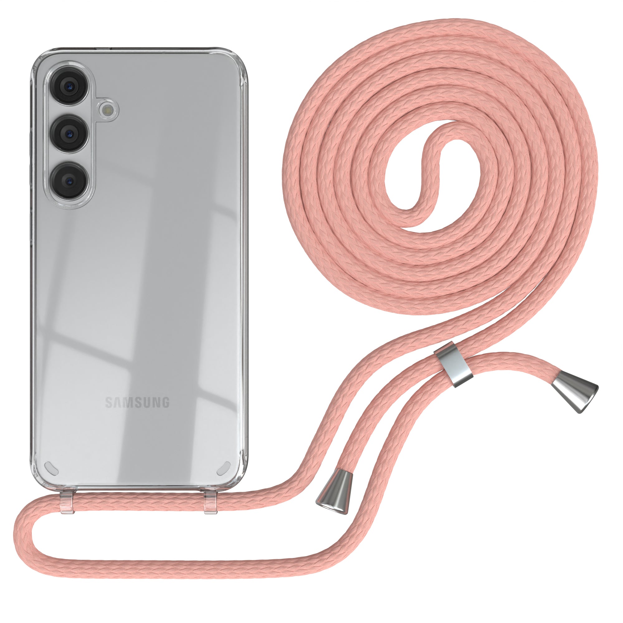 Galaxy S24 Plus transparente Hülle + Kordel