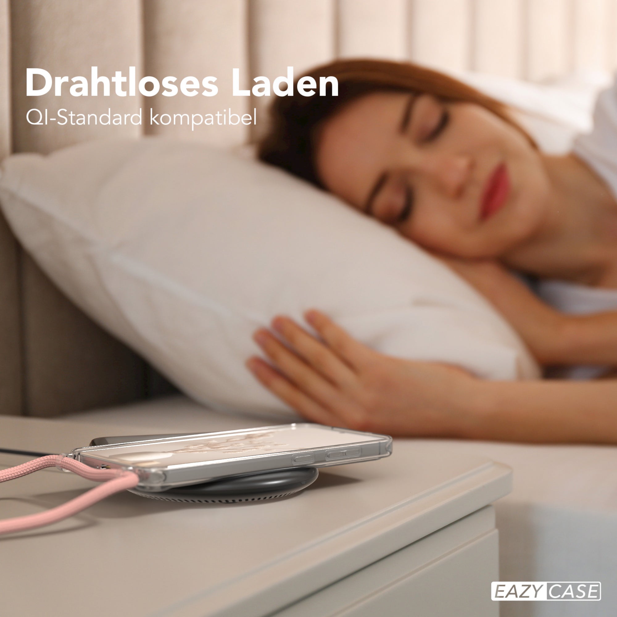 Galaxy S24 transparente Hülle + Kordel mit MagSafe