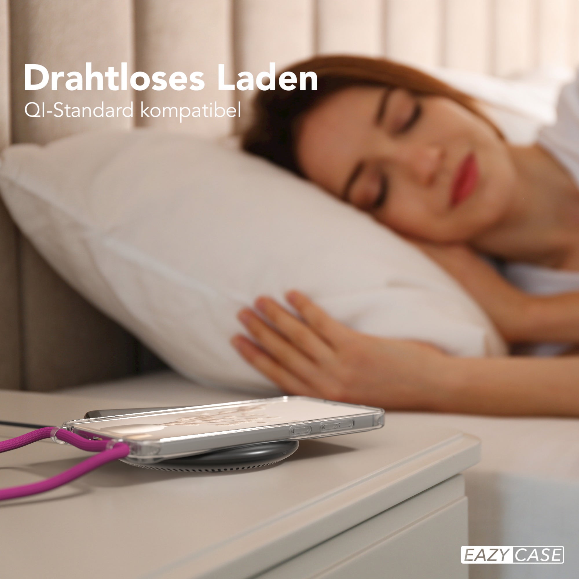 Galaxy S24 Plus transparente Hülle + Kordel mit MagSafe