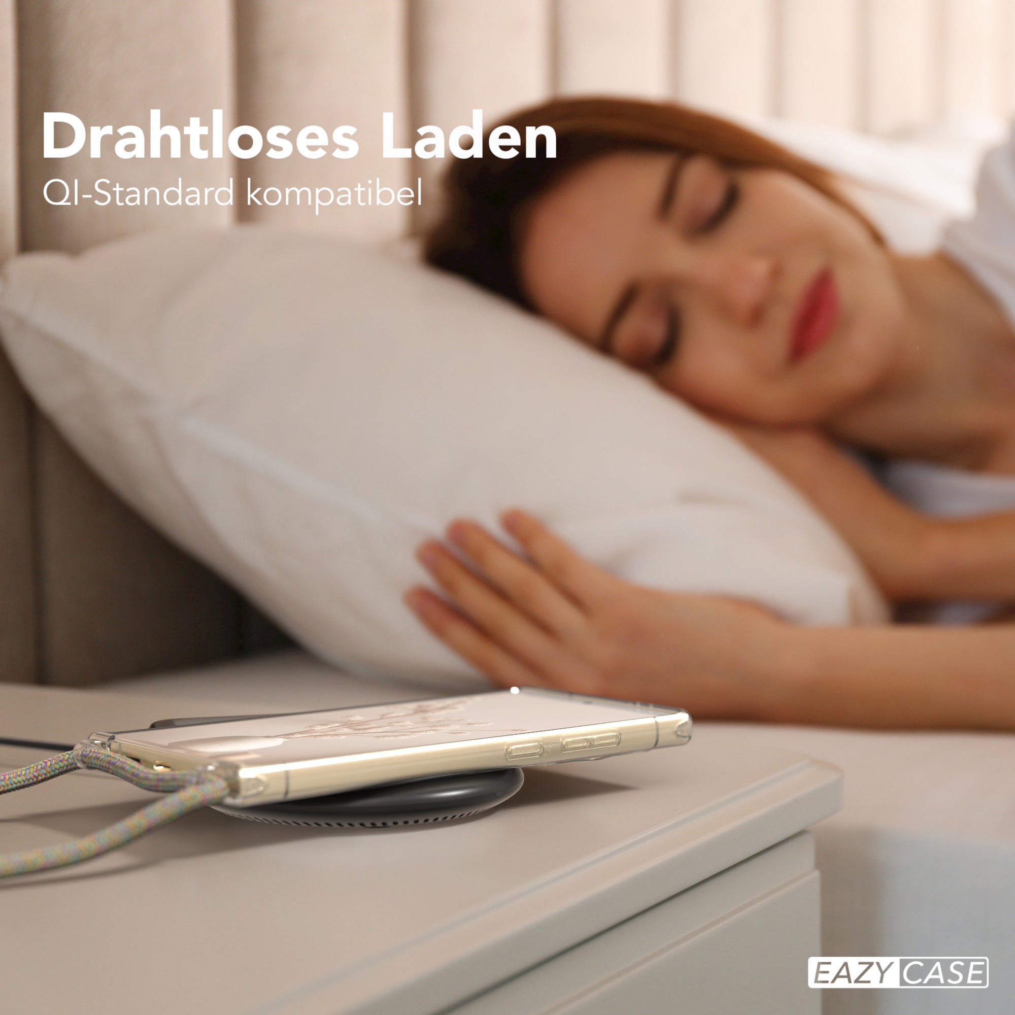 Galaxy S24 Ultra transparente Hülle + Kordel mit MagSafe