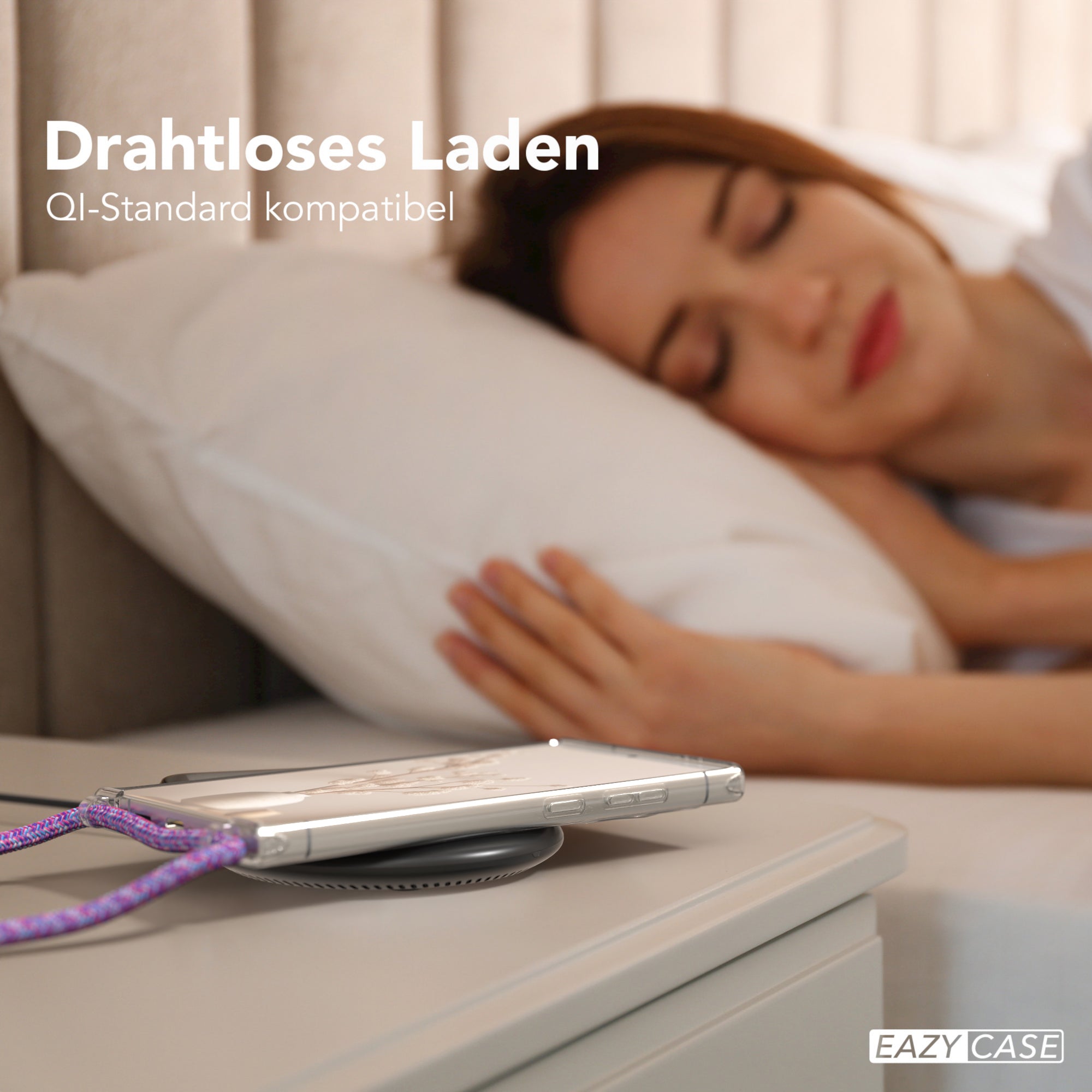 Galaxy S24 Ultra transparente Hülle + Kordel mit MagSafe