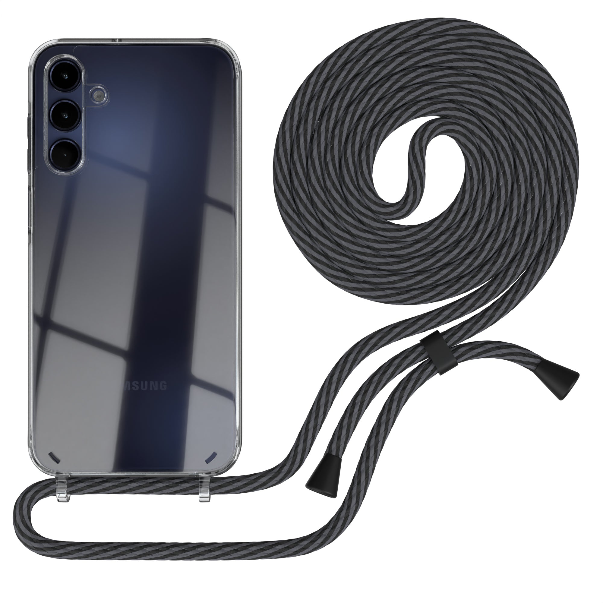 Galaxy A15 transparente Hülle + Kordel