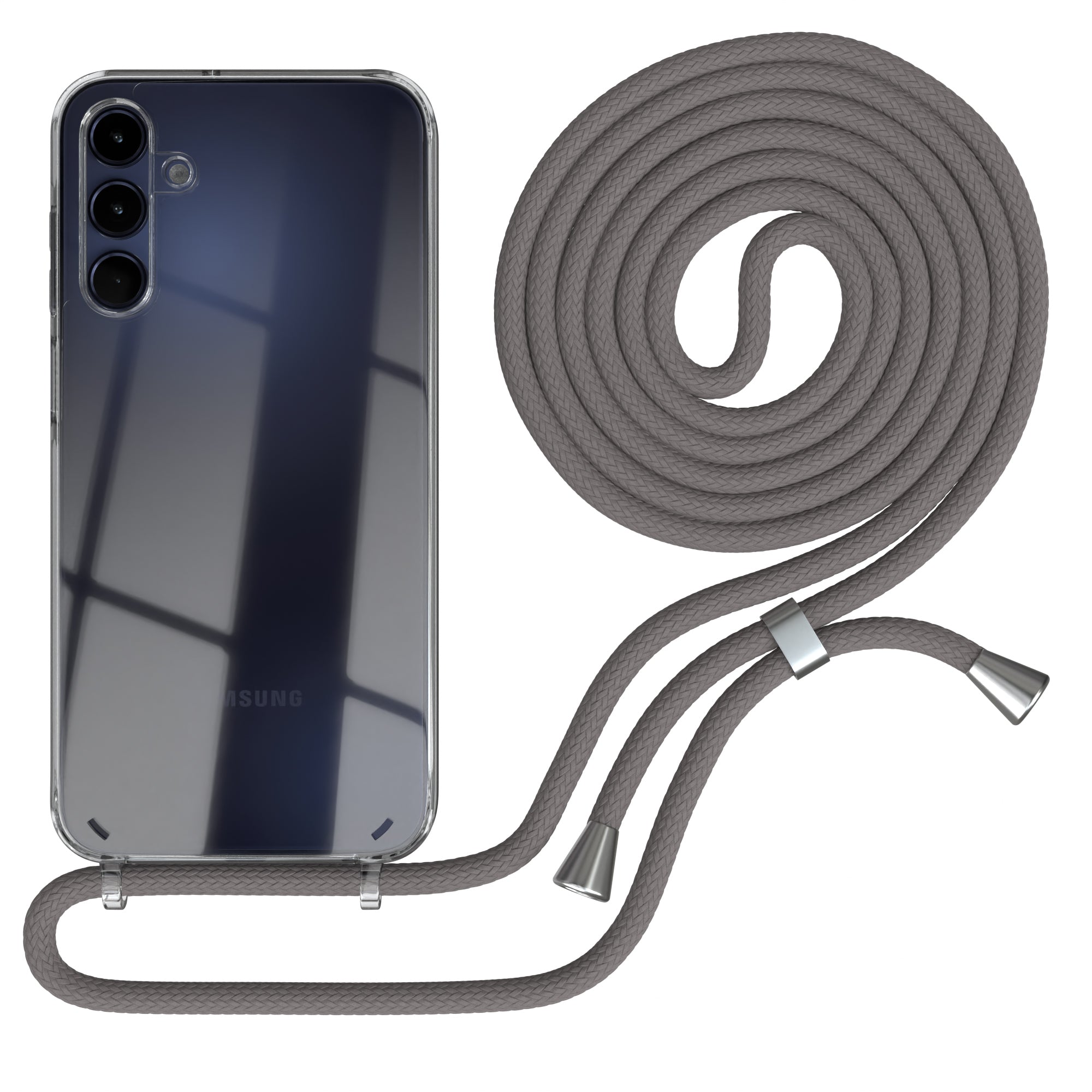 Galaxy A15 transparente Hülle + Kordel