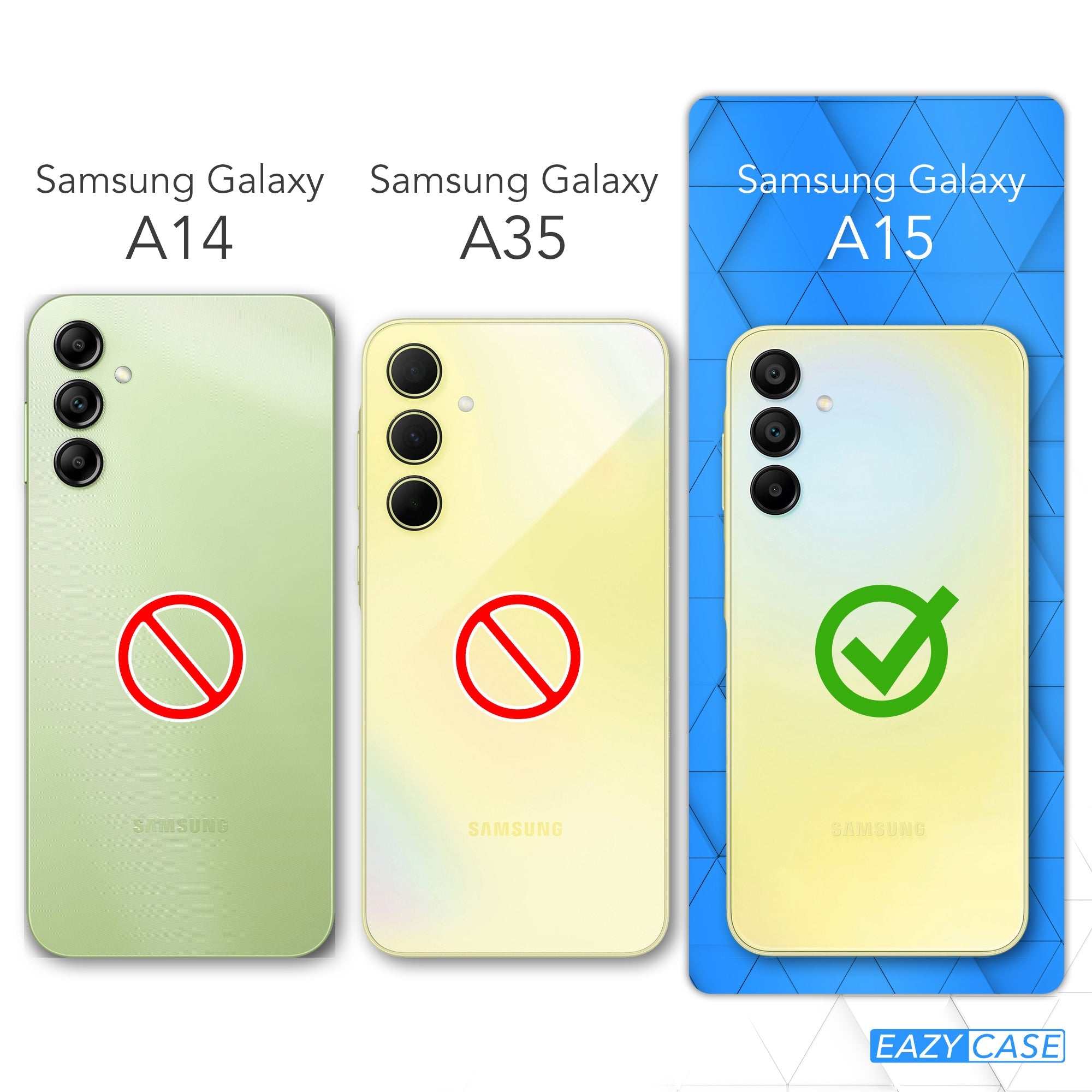 Galaxy A15 transparente Hülle + Kordel