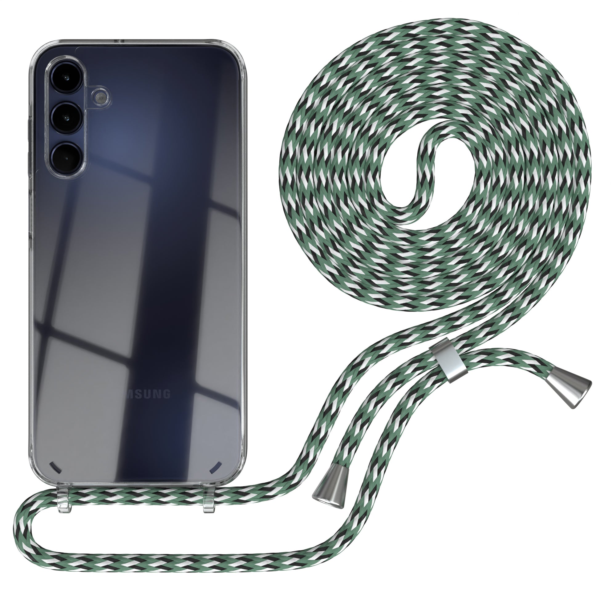 Galaxy A15 transparente Hülle + Kordel