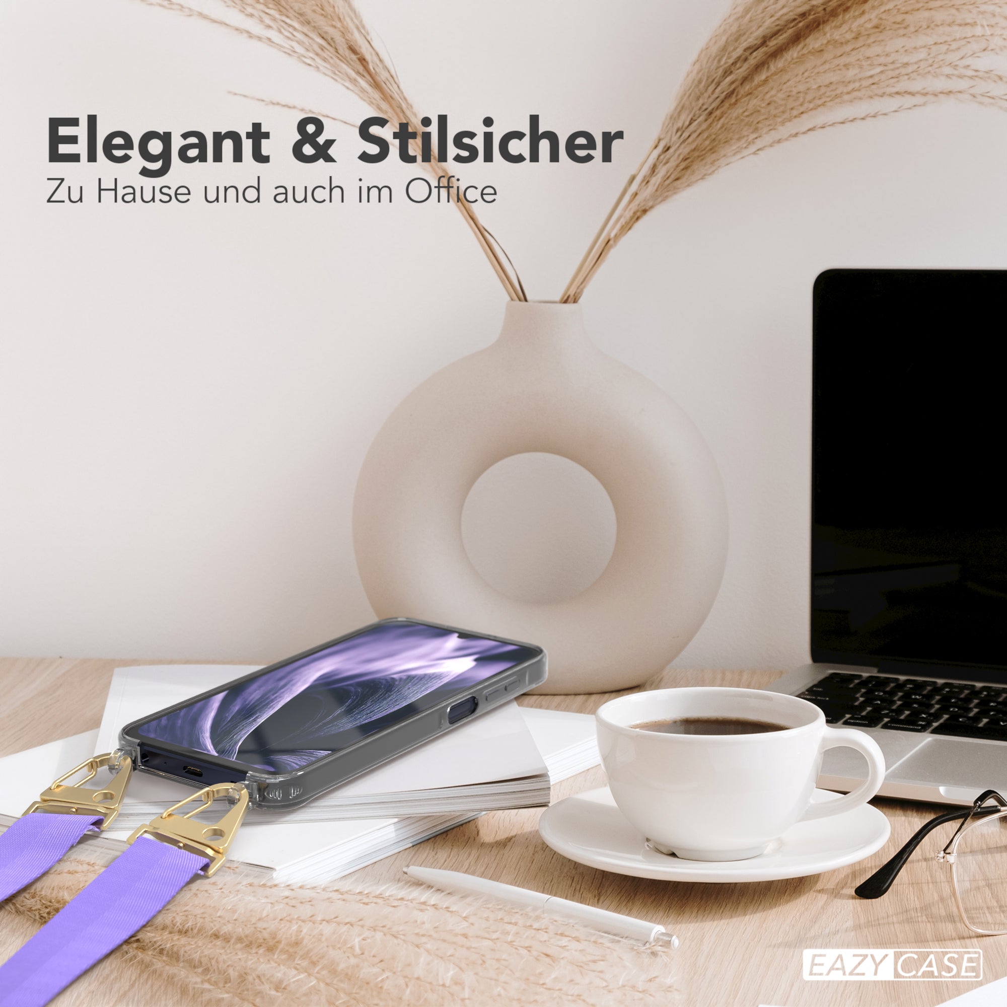Galaxy A15 Hülle + breites Band