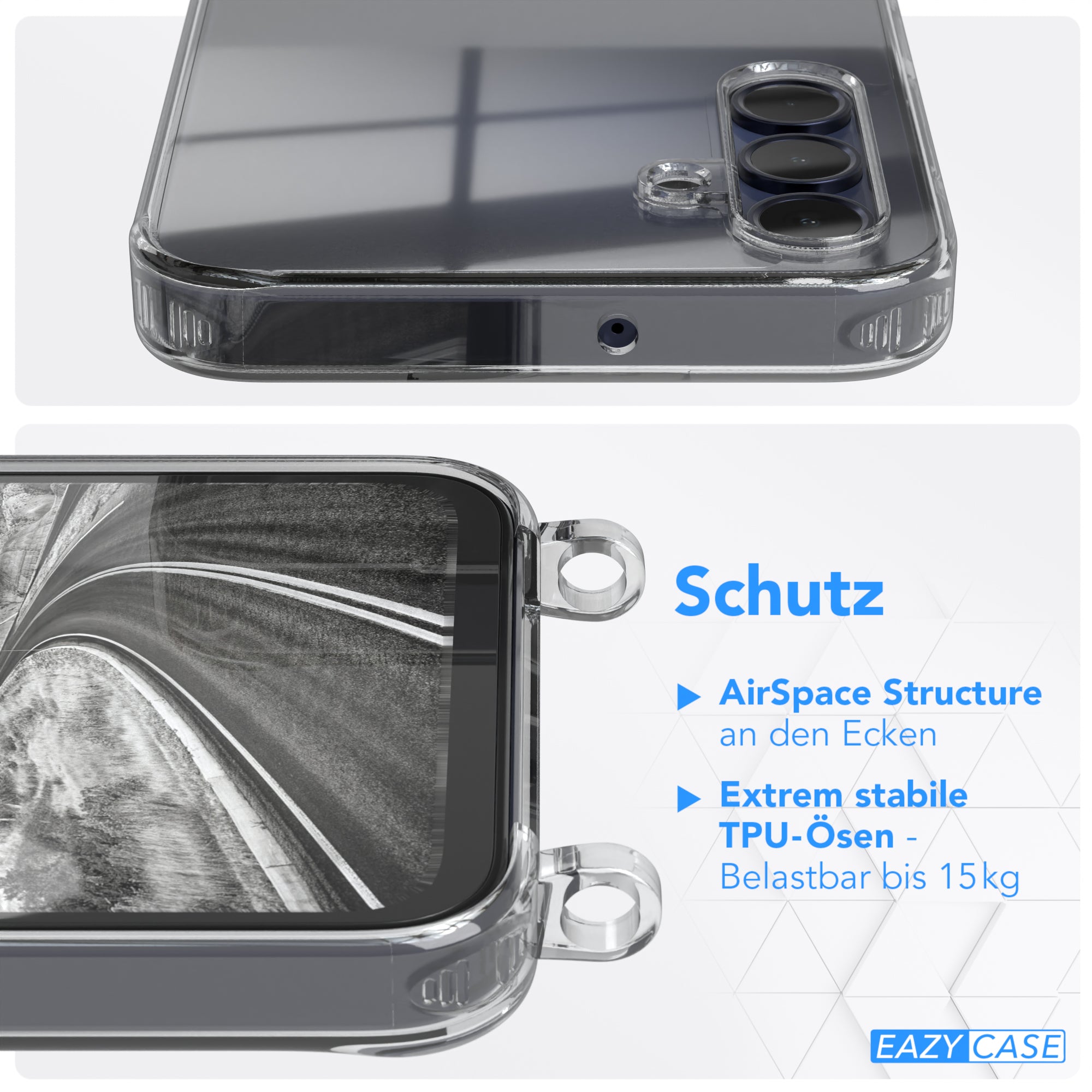 Galaxy A15 Hülle + Uni Kordel