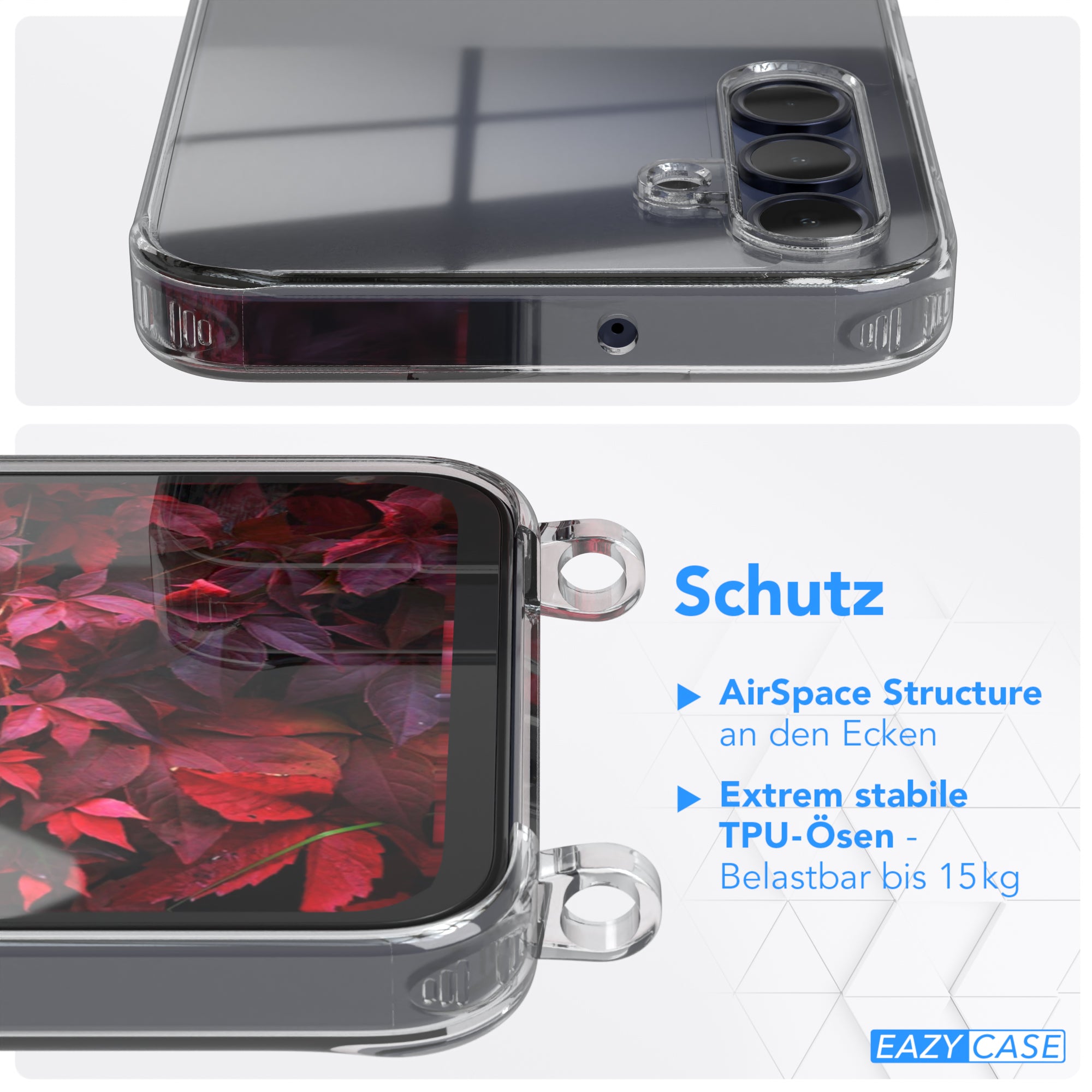 Galaxy A15 Hülle + Uni Kordel