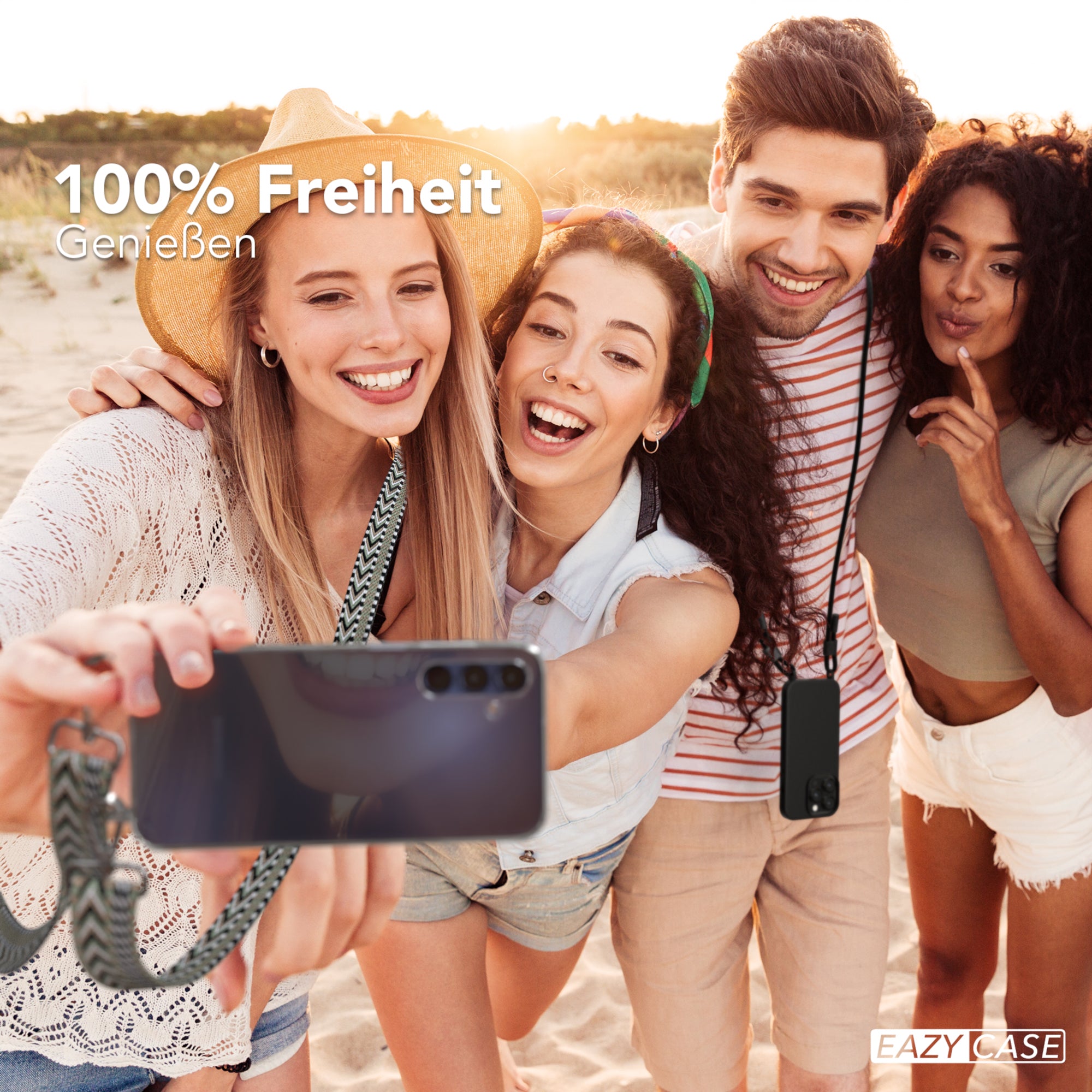 Galaxy A15 Hülle + Boho Band