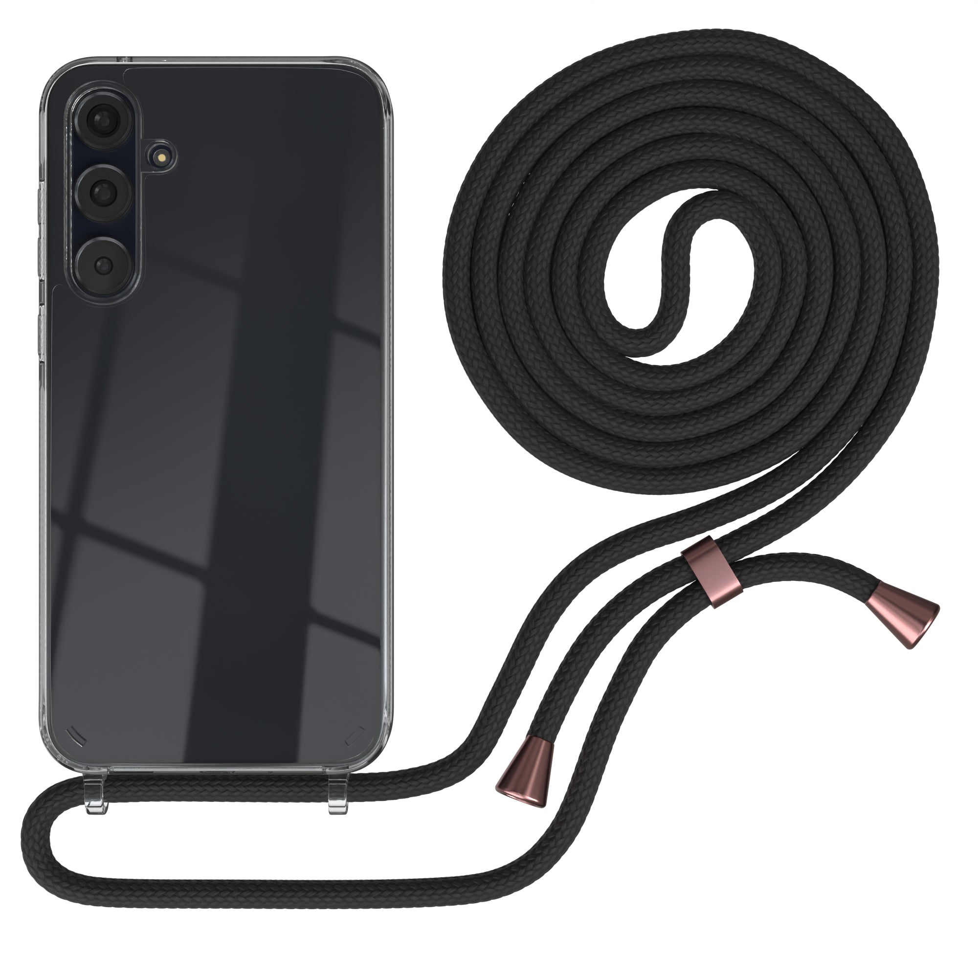 Galaxy A35 transparente Hülle + Kordel