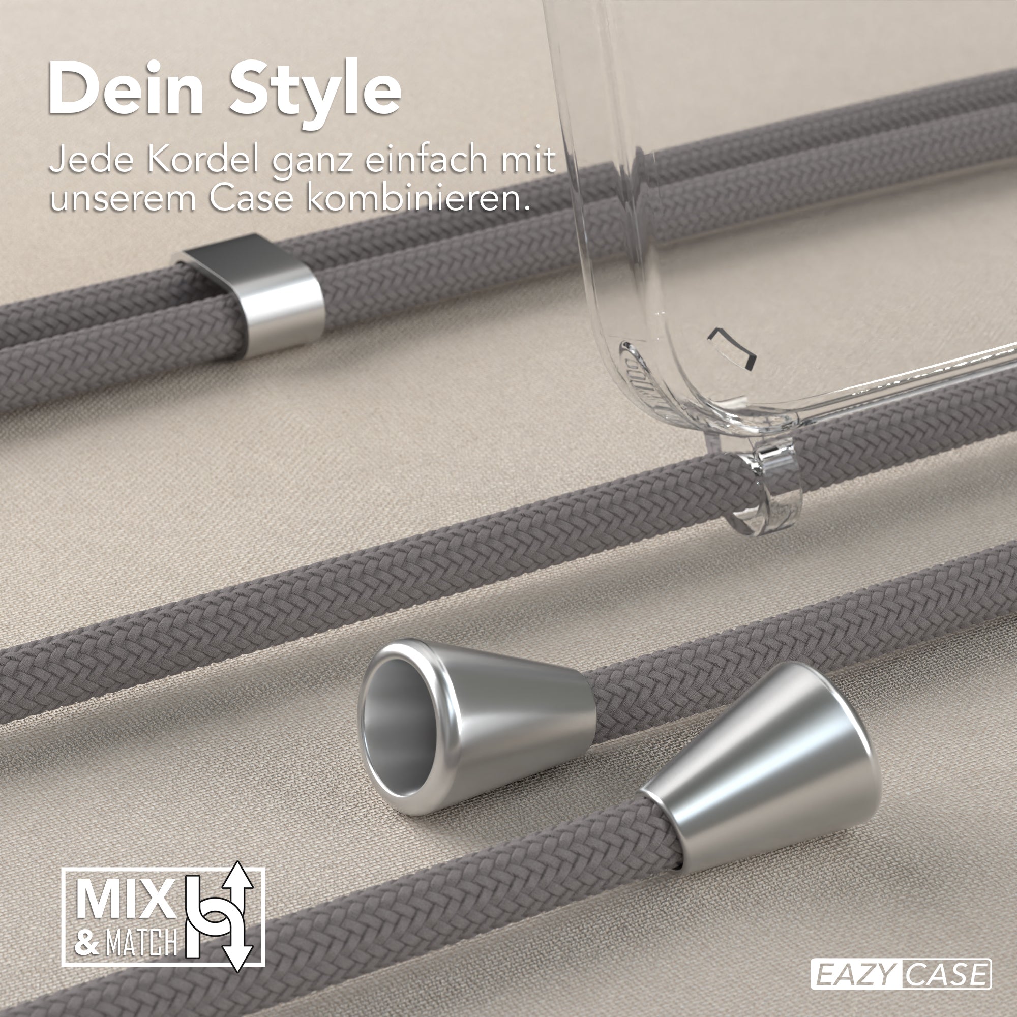 Galaxy A35 transparente Hülle + Kordel