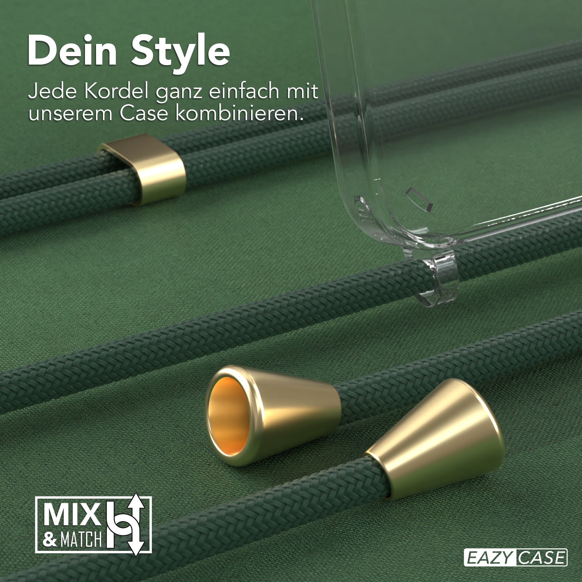 Galaxy A35 transparente Hülle + Kordel