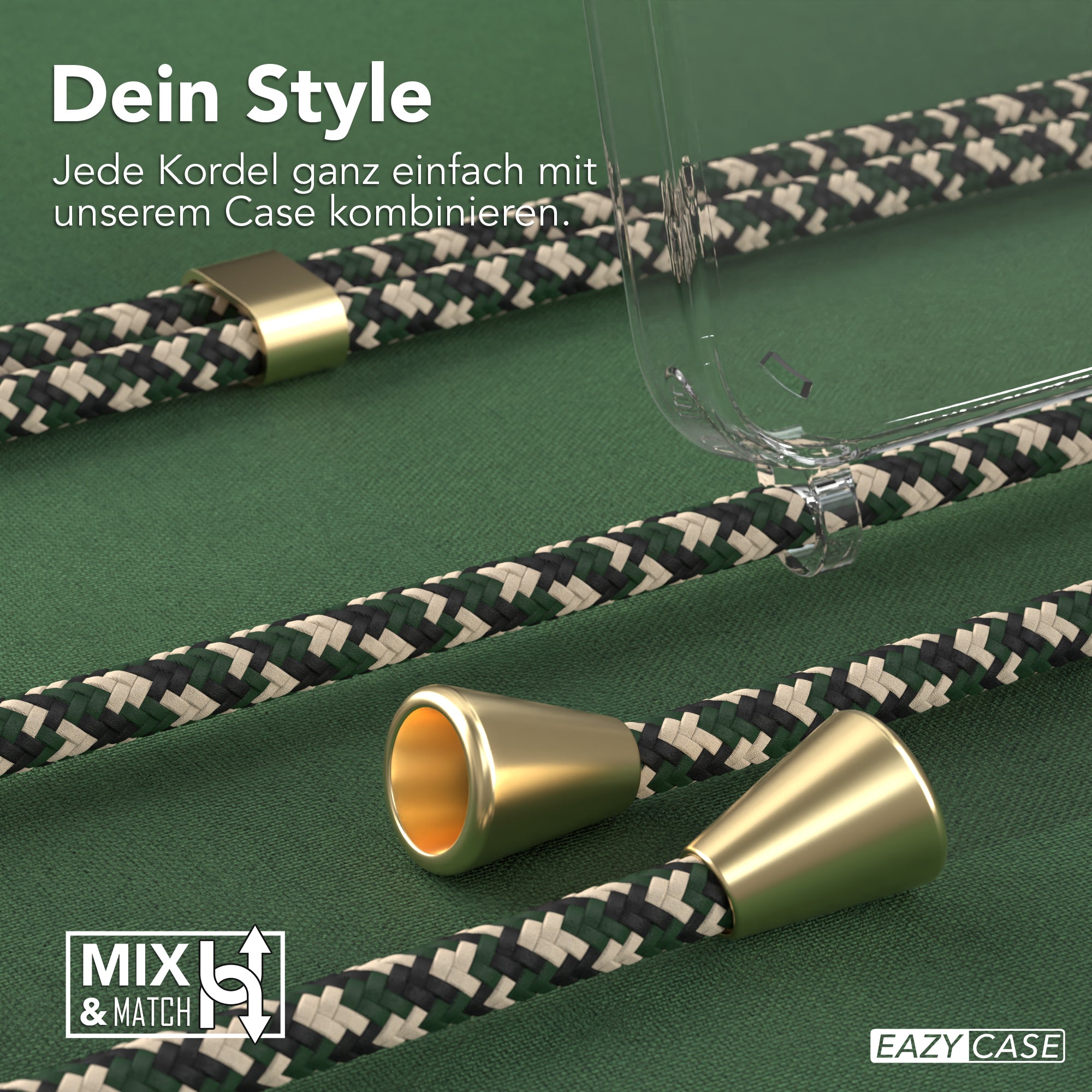 Galaxy A35 transparente Hülle + Kordel