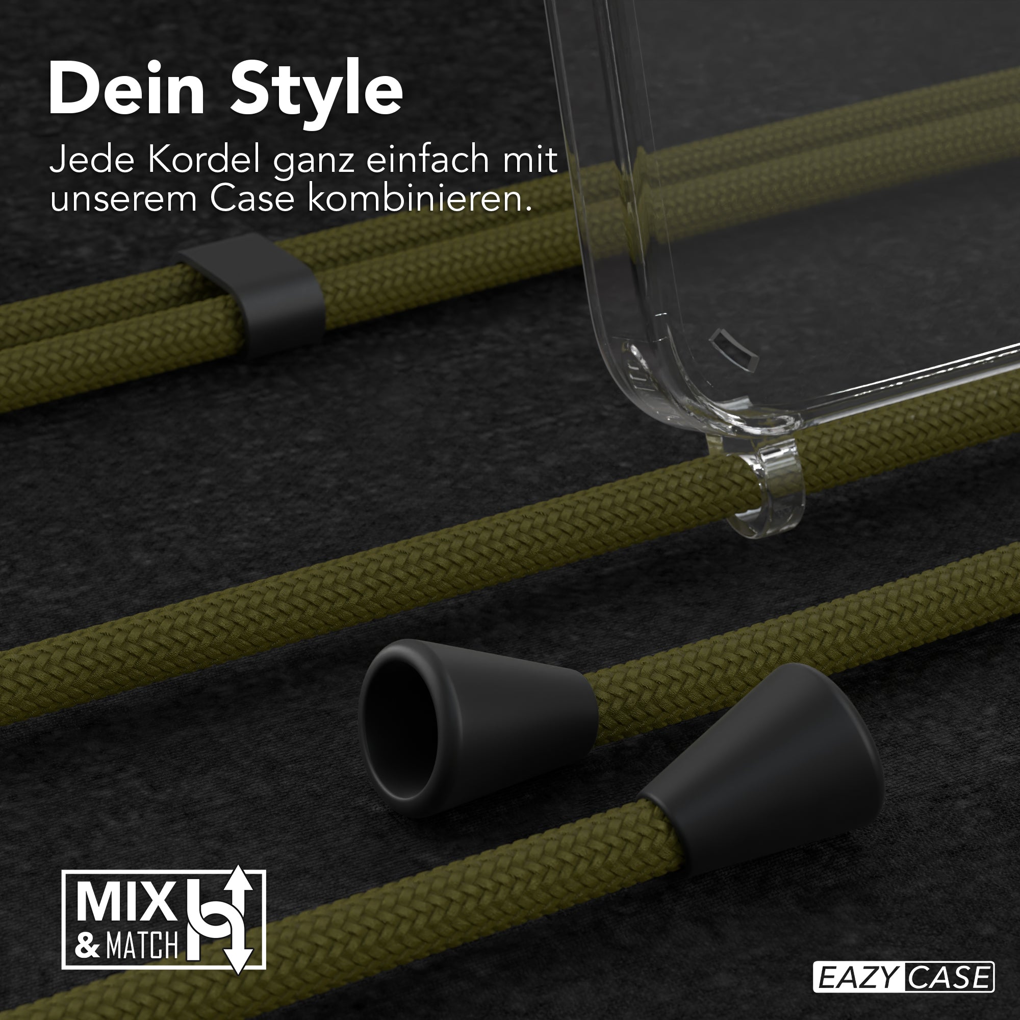 Galaxy A35 transparente Hülle + Kordel