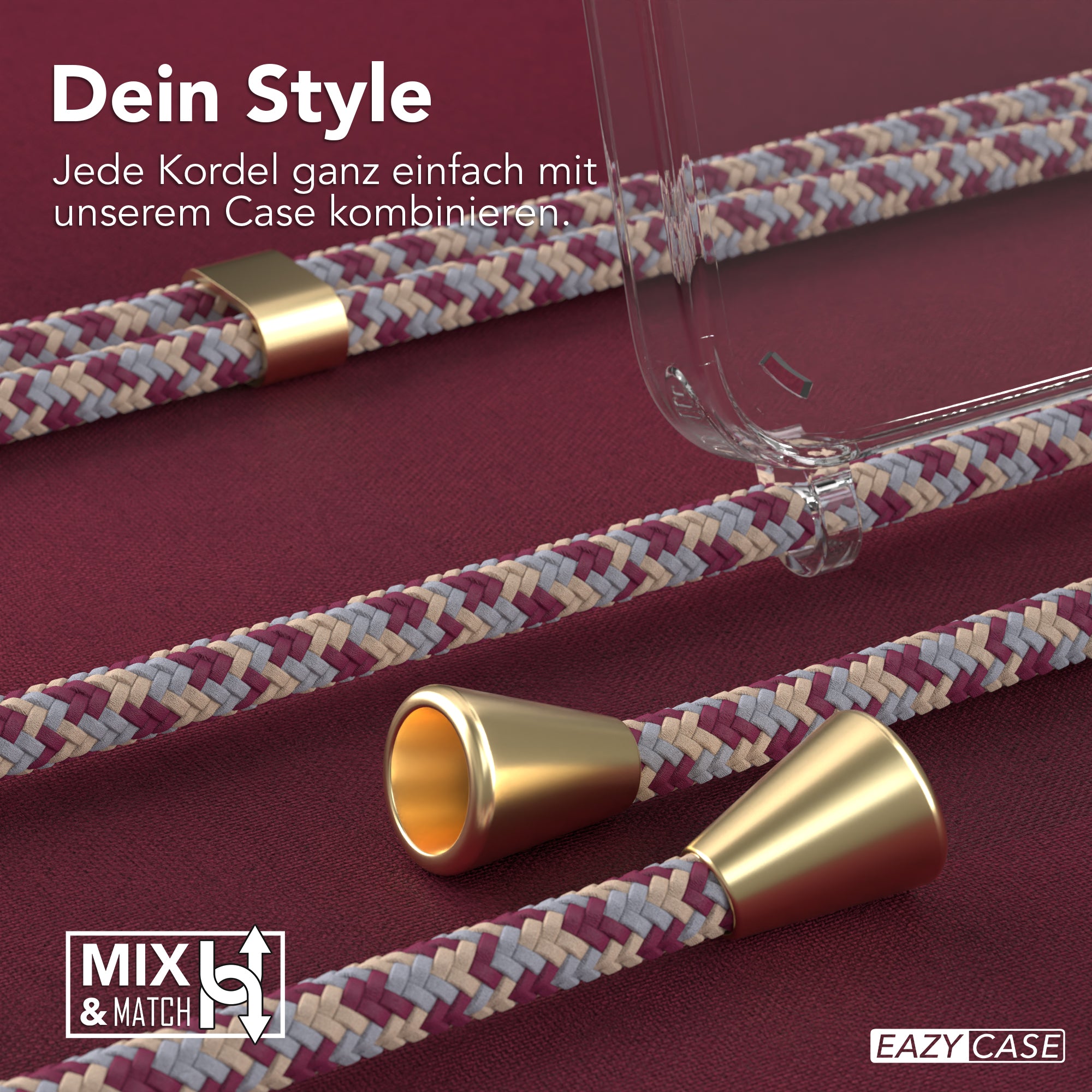 Galaxy A35 transparente Hülle + Kordel