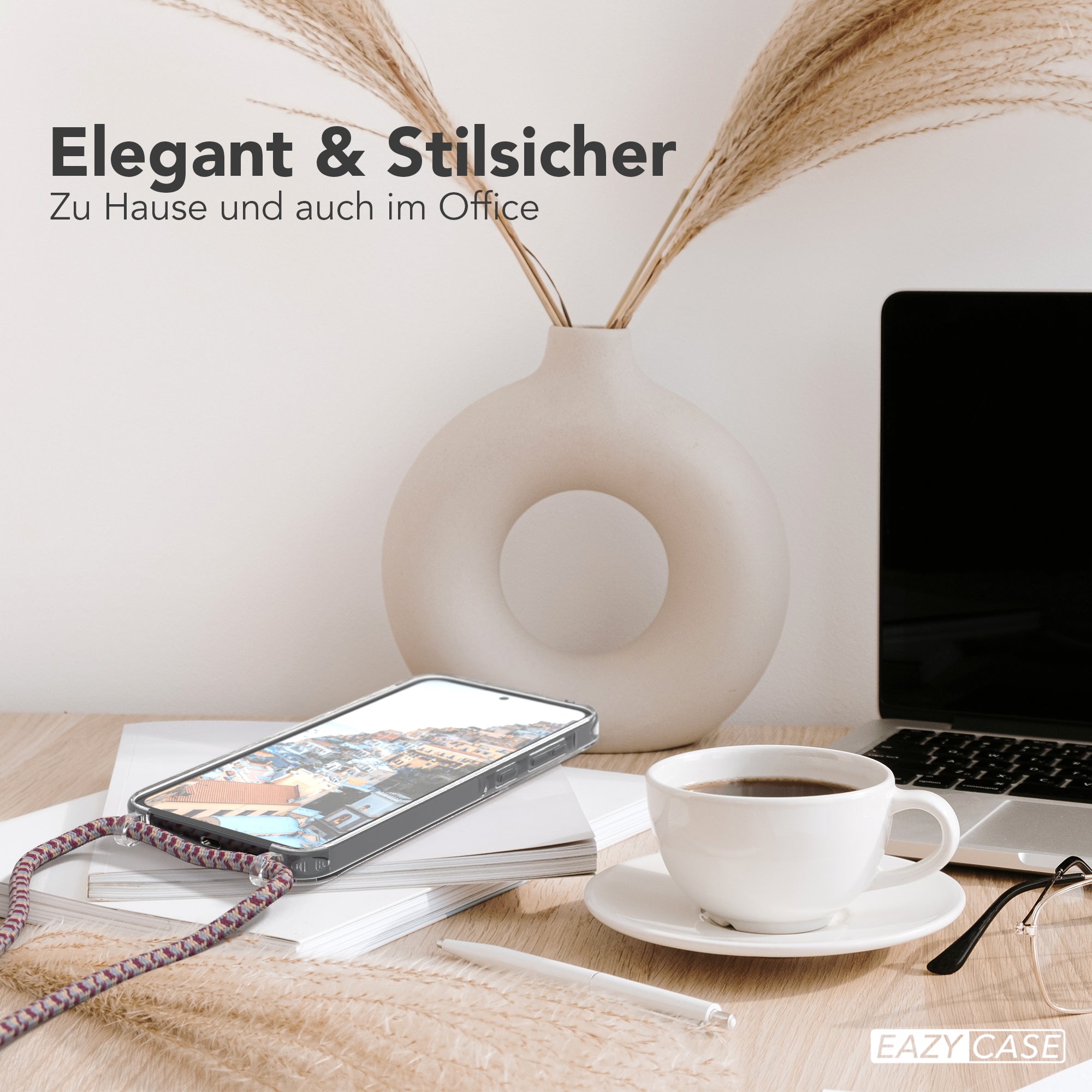 Galaxy A35 transparente Hülle + Kordel