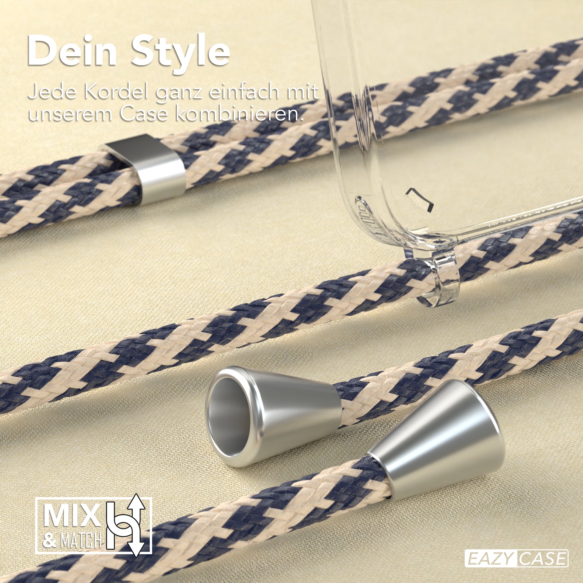 Galaxy A35 transparente Hülle + Kordel