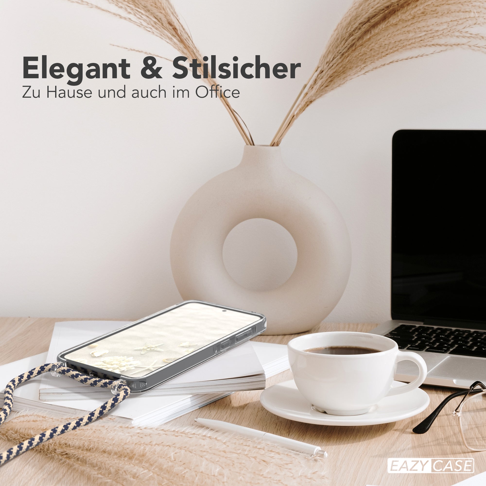 Galaxy A35 transparente Hülle + Kordel