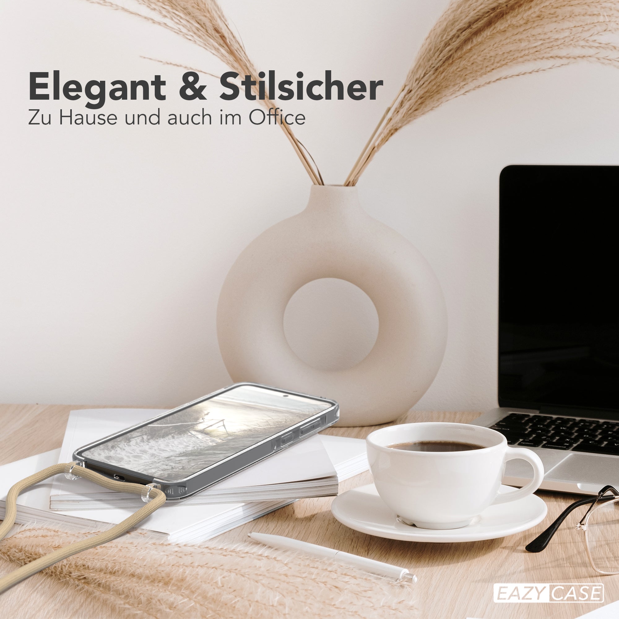 Galaxy A35 transparente Hülle + Kordel