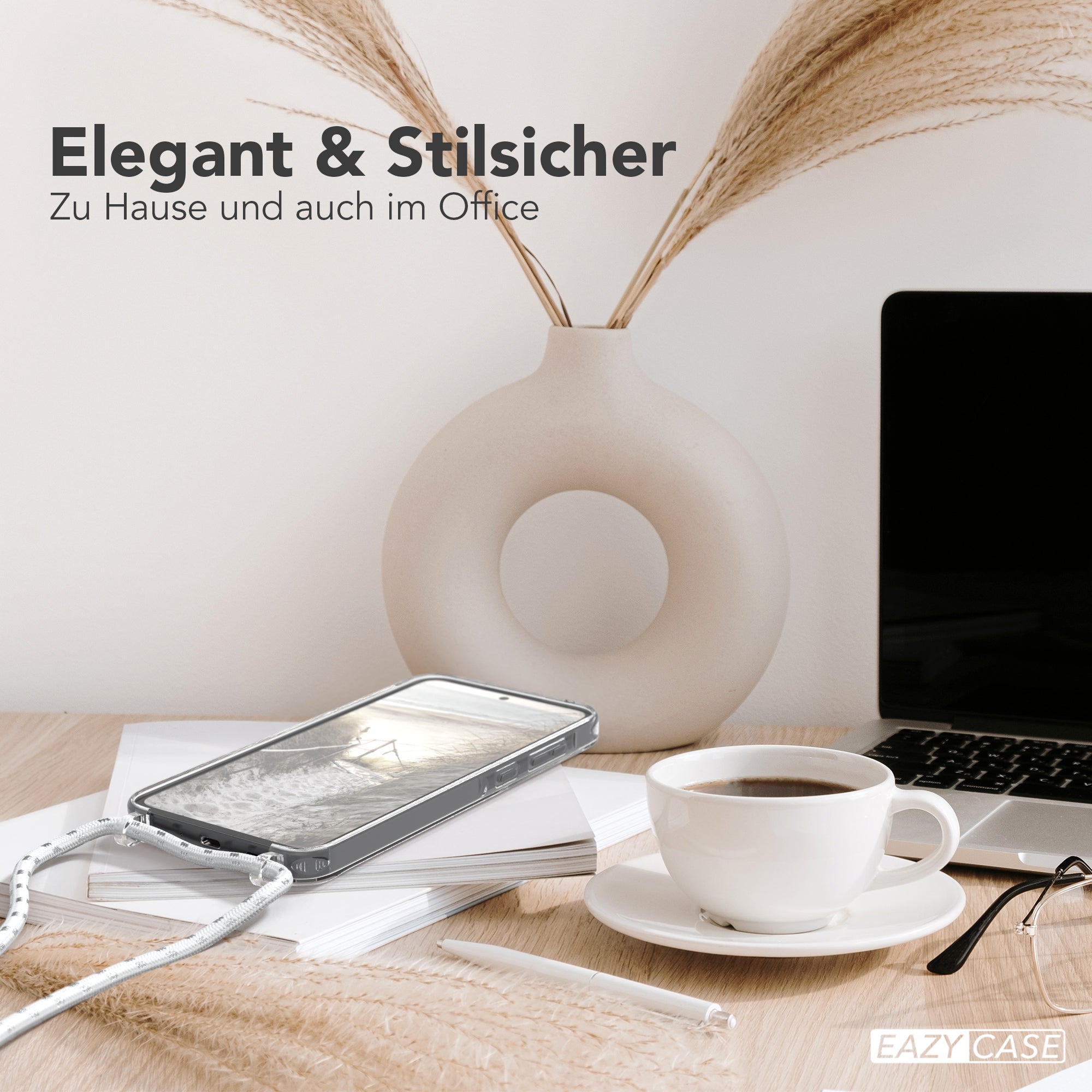 Galaxy A35 transparente Hülle + Kordel