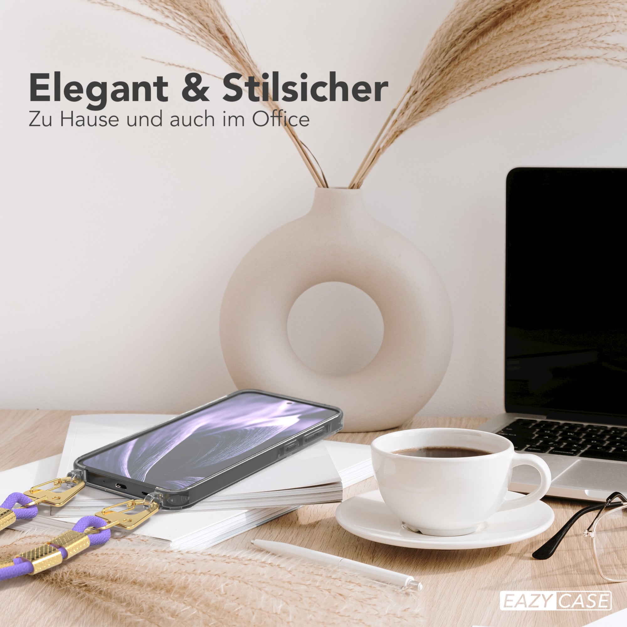 Galaxy A35 Hülle + Kordel mit Karabinern