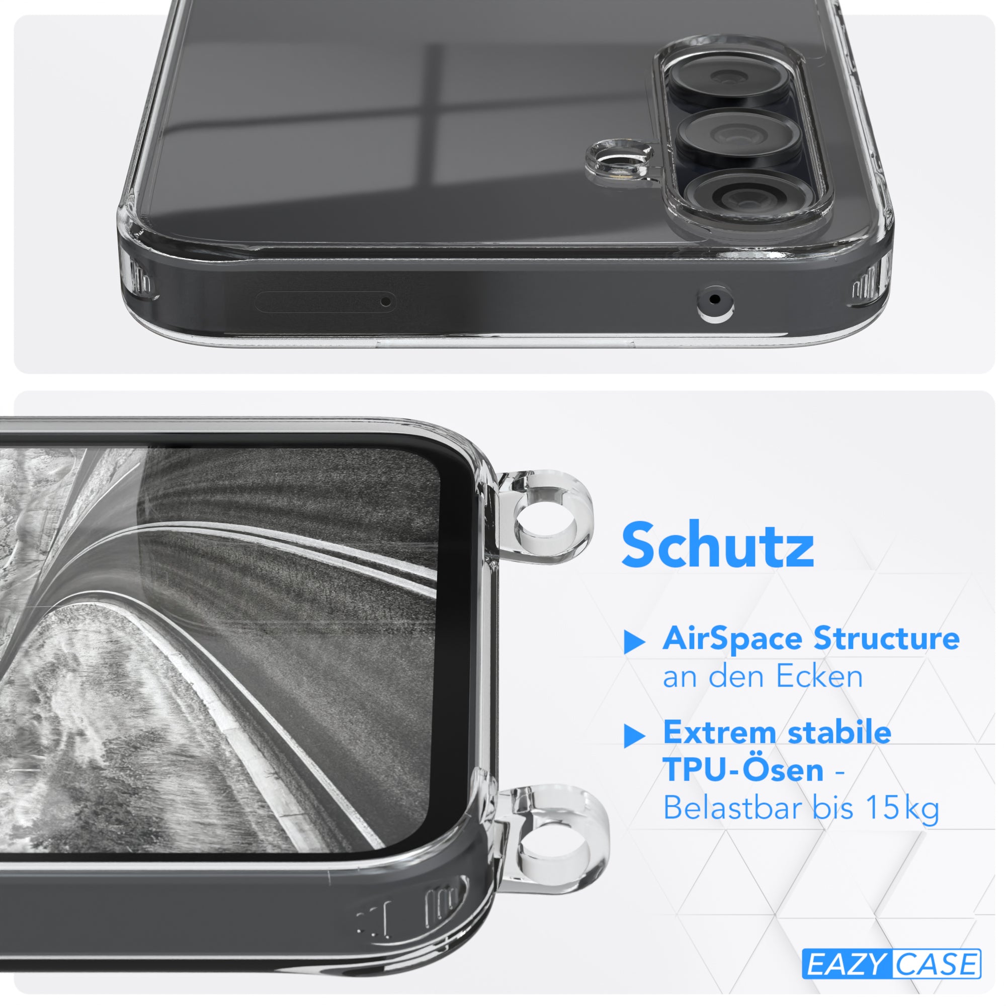 Galaxy A35 Hülle + Uni Kordel