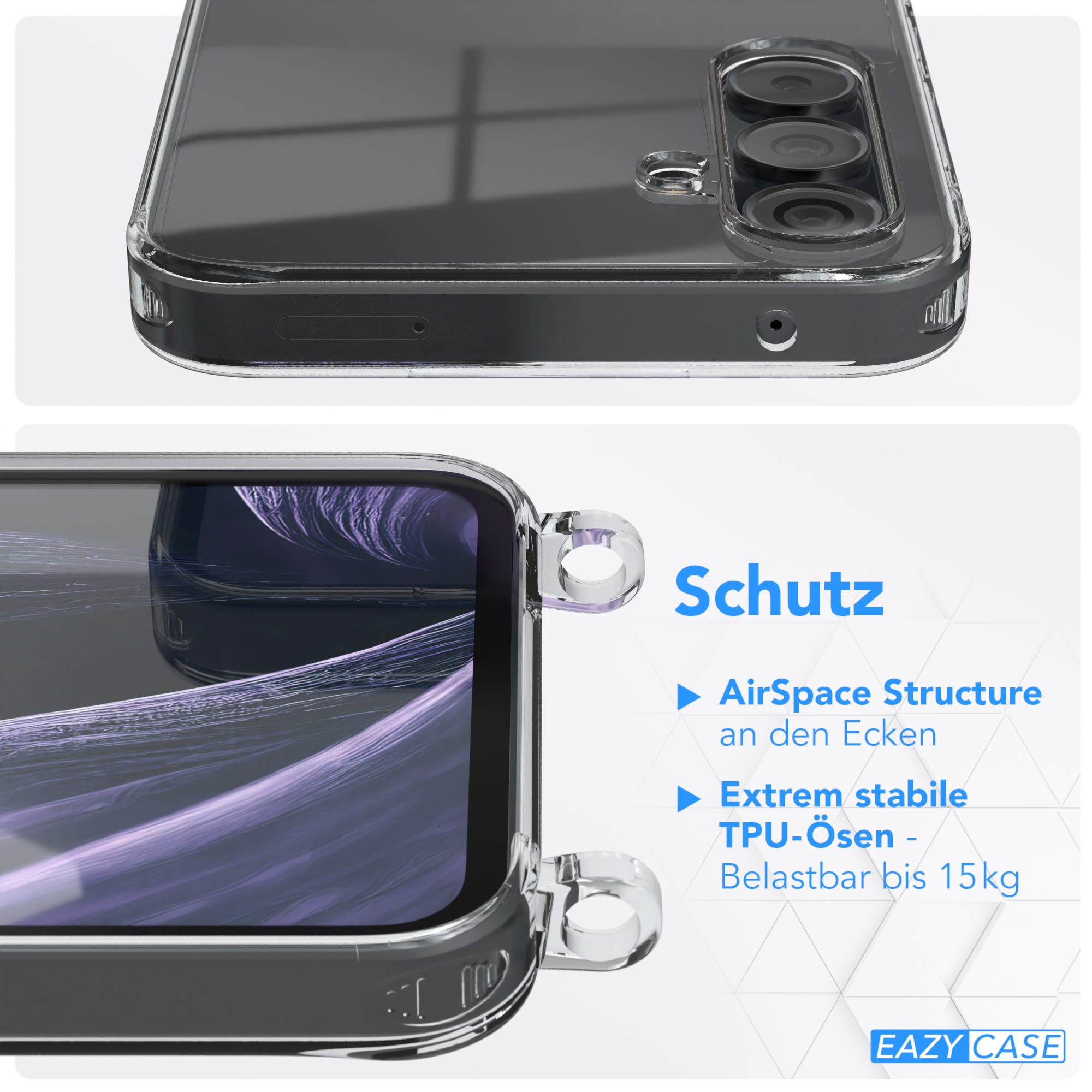 Galaxy A35 Hülle + Uni Kordel