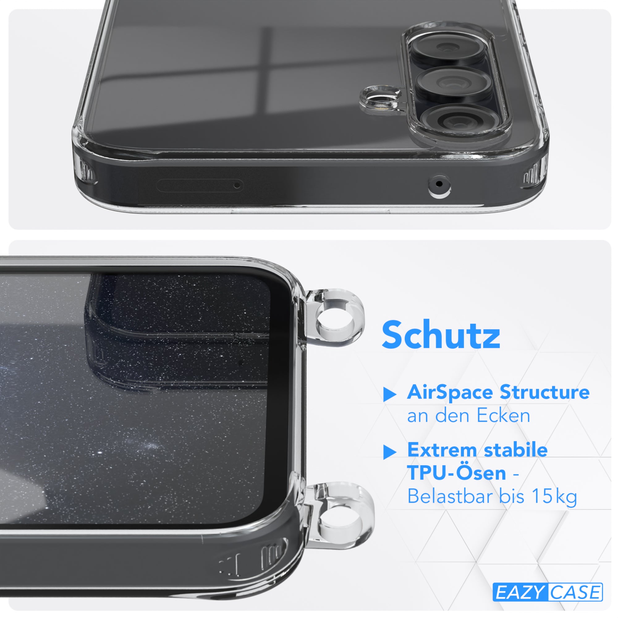 Galaxy A35 Hülle + Uni Kordel