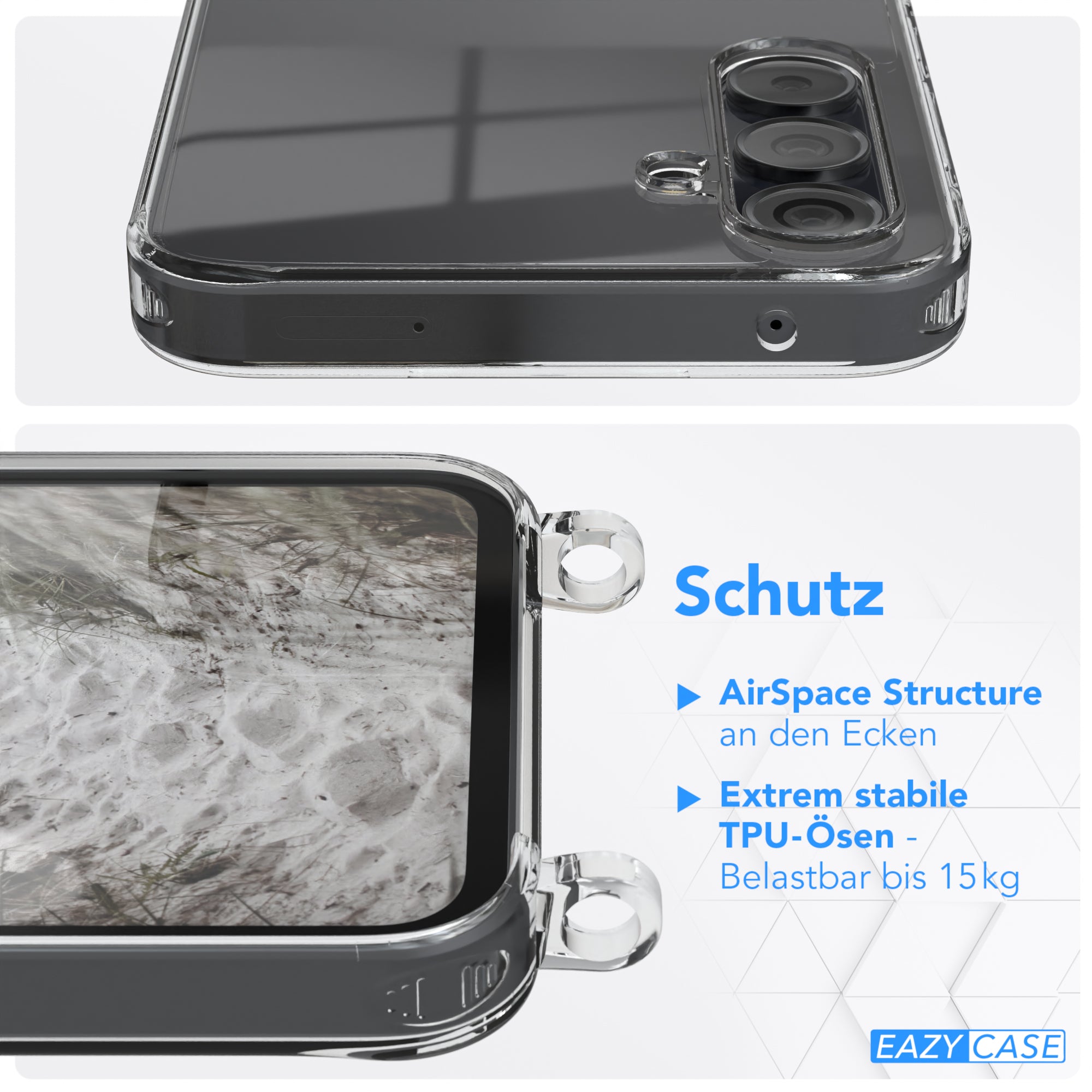 Galaxy A35 Hülle + Uni Kordel