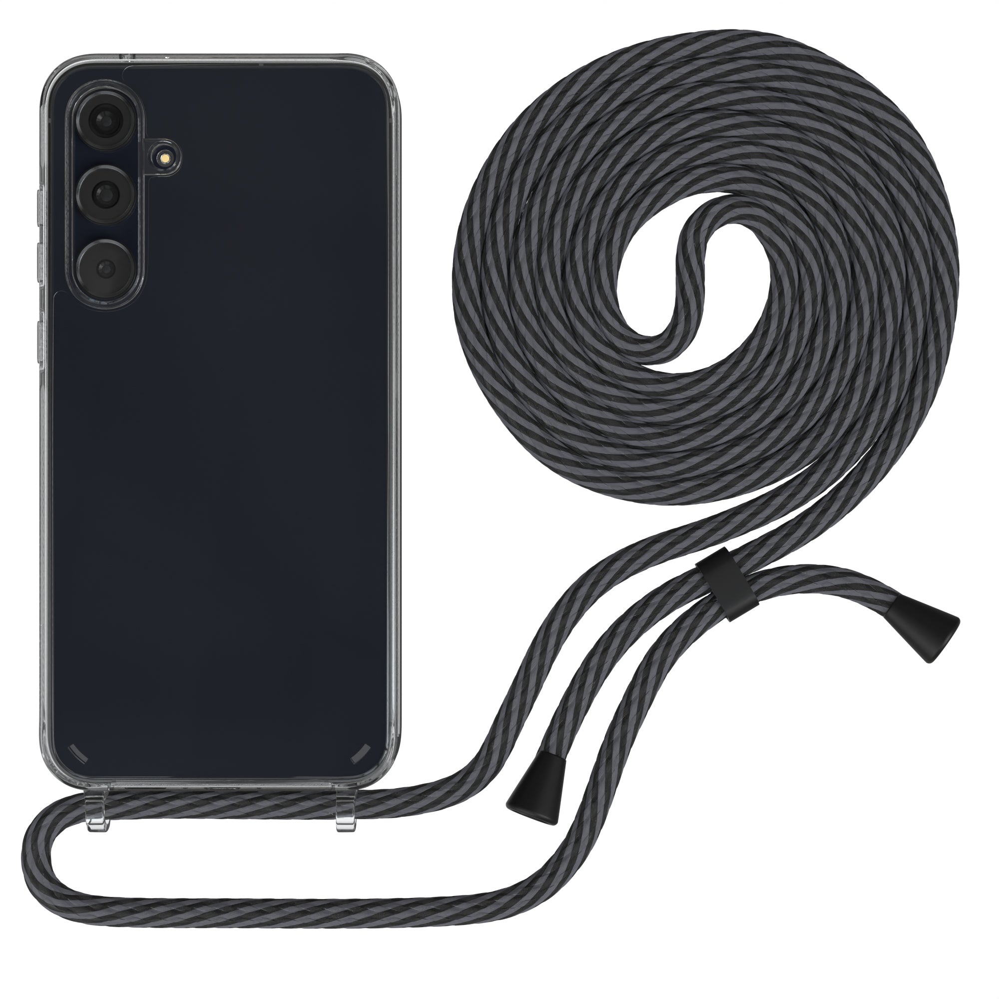 Galaxy A55 transparente Hülle + Kordel