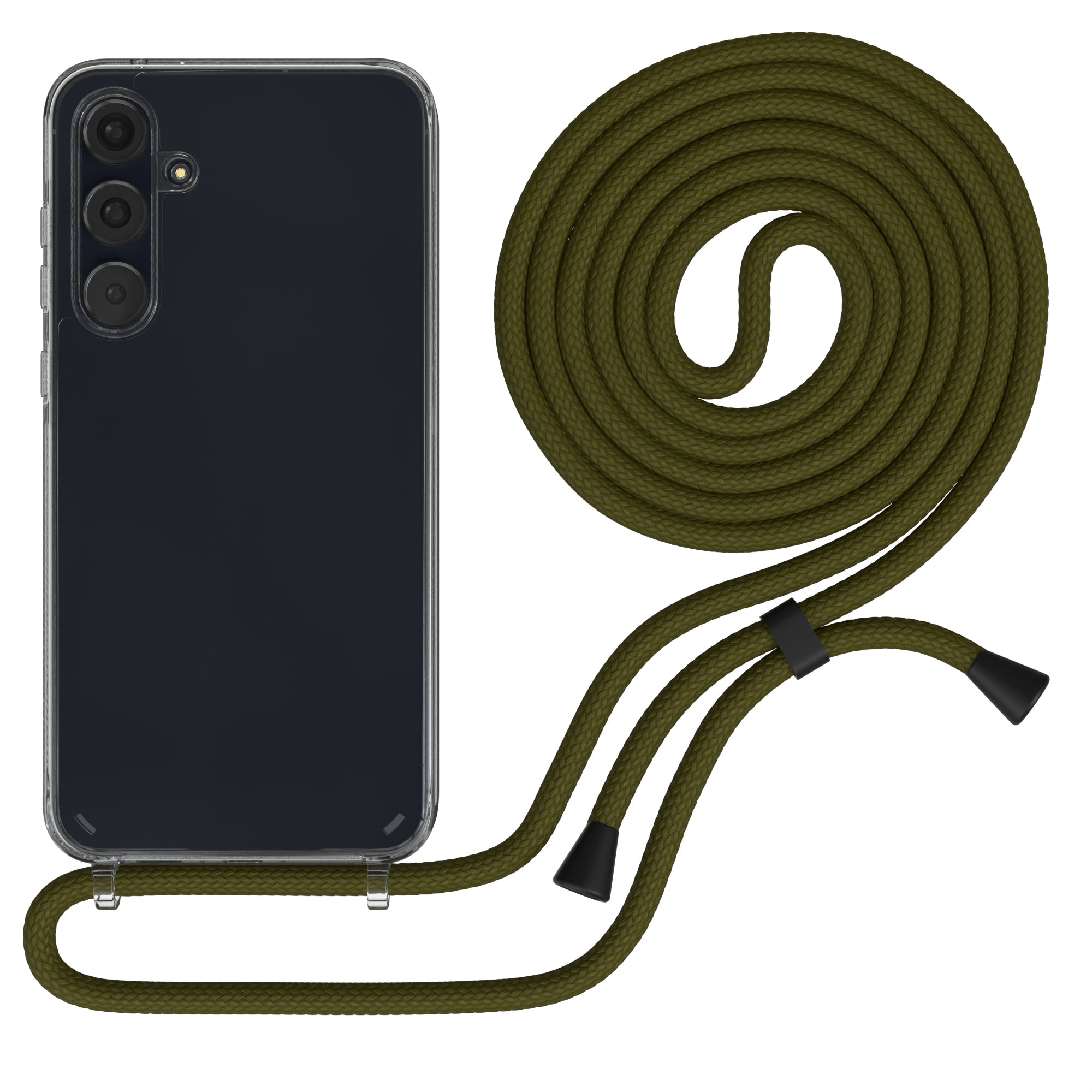 Galaxy A55 transparente Hülle + Kordel