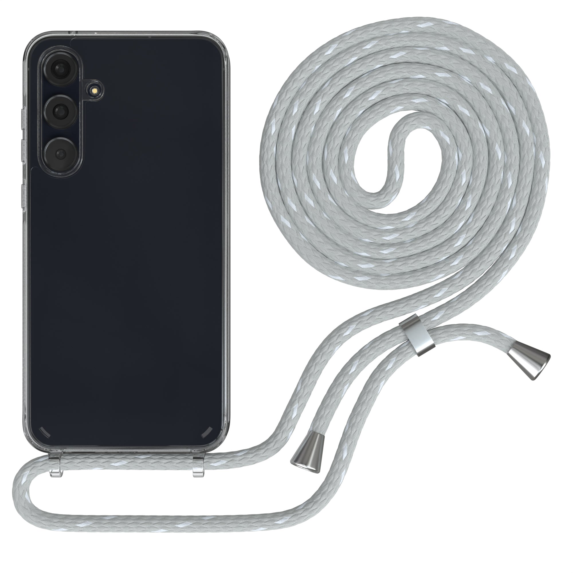 Galaxy A55 transparente Hülle + Kordel