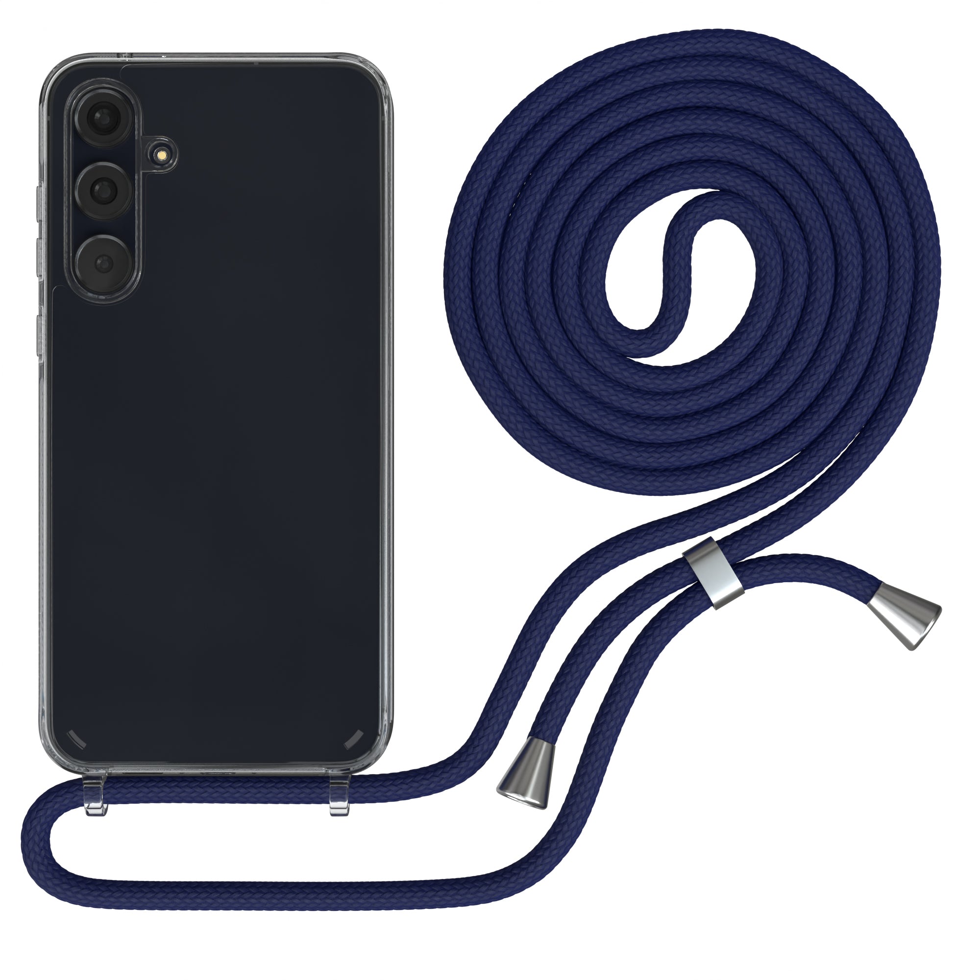 Galaxy A55 transparente Hülle + Kordel